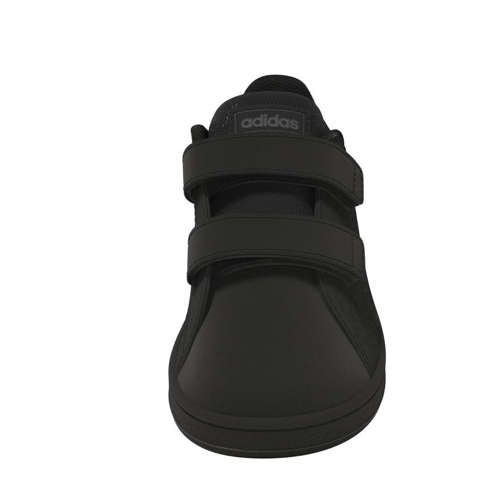 Unisex Kids Advantage Lifestyle Court Two Hook-And-Loop Shoes, Black, , large image number 7