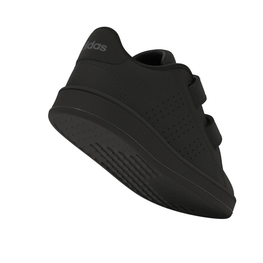 Unisex Kids Advantage Lifestyle Court Two Hook-And-Loop Shoes, Black, , large image number 8