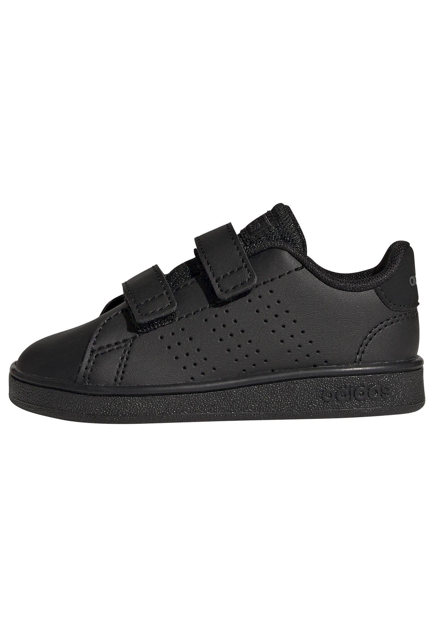 Kids Unisex Advantage Lifestyle Court Two Hook-And-Loop Shoes, Black, A901_ONE, large image number 9