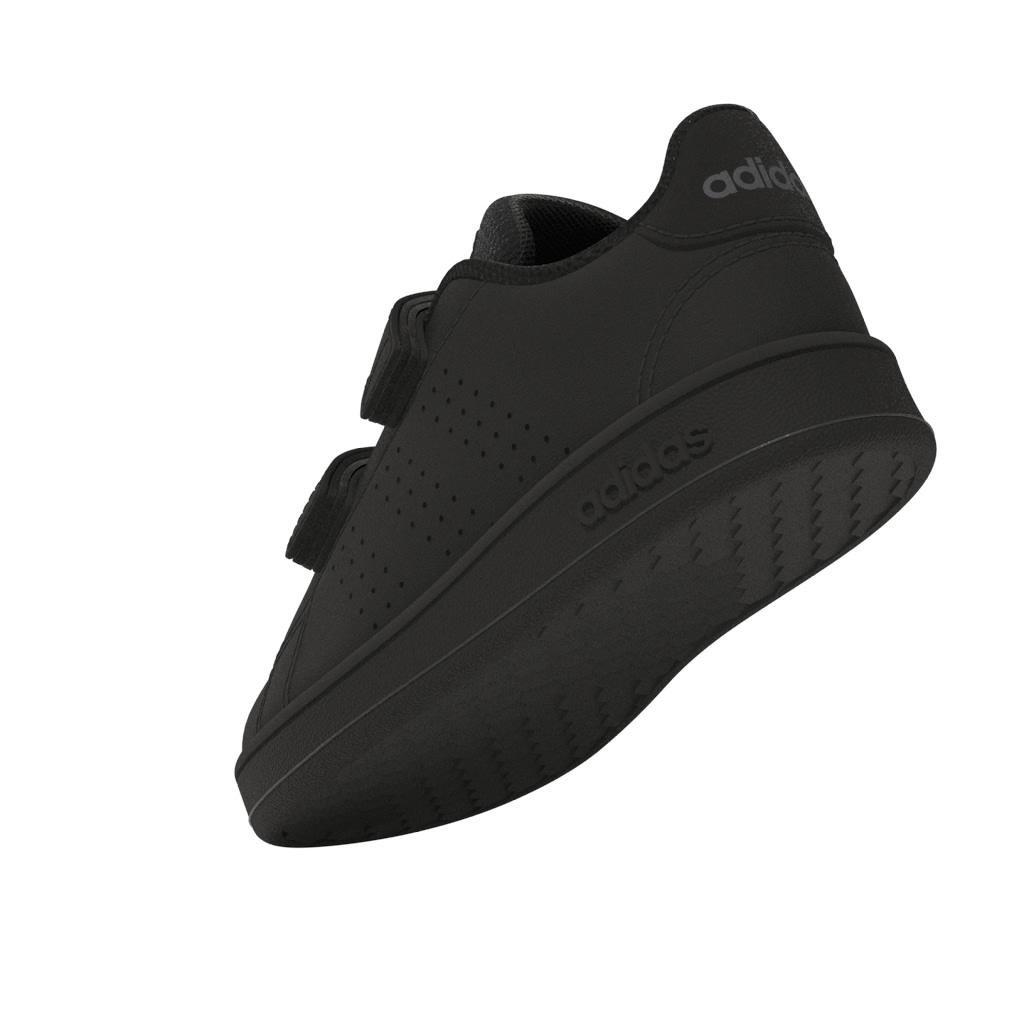 Kids Unisex Advantage Lifestyle Court Two Hook-And-Loop Shoes, Black, A901_ONE, large image number 13