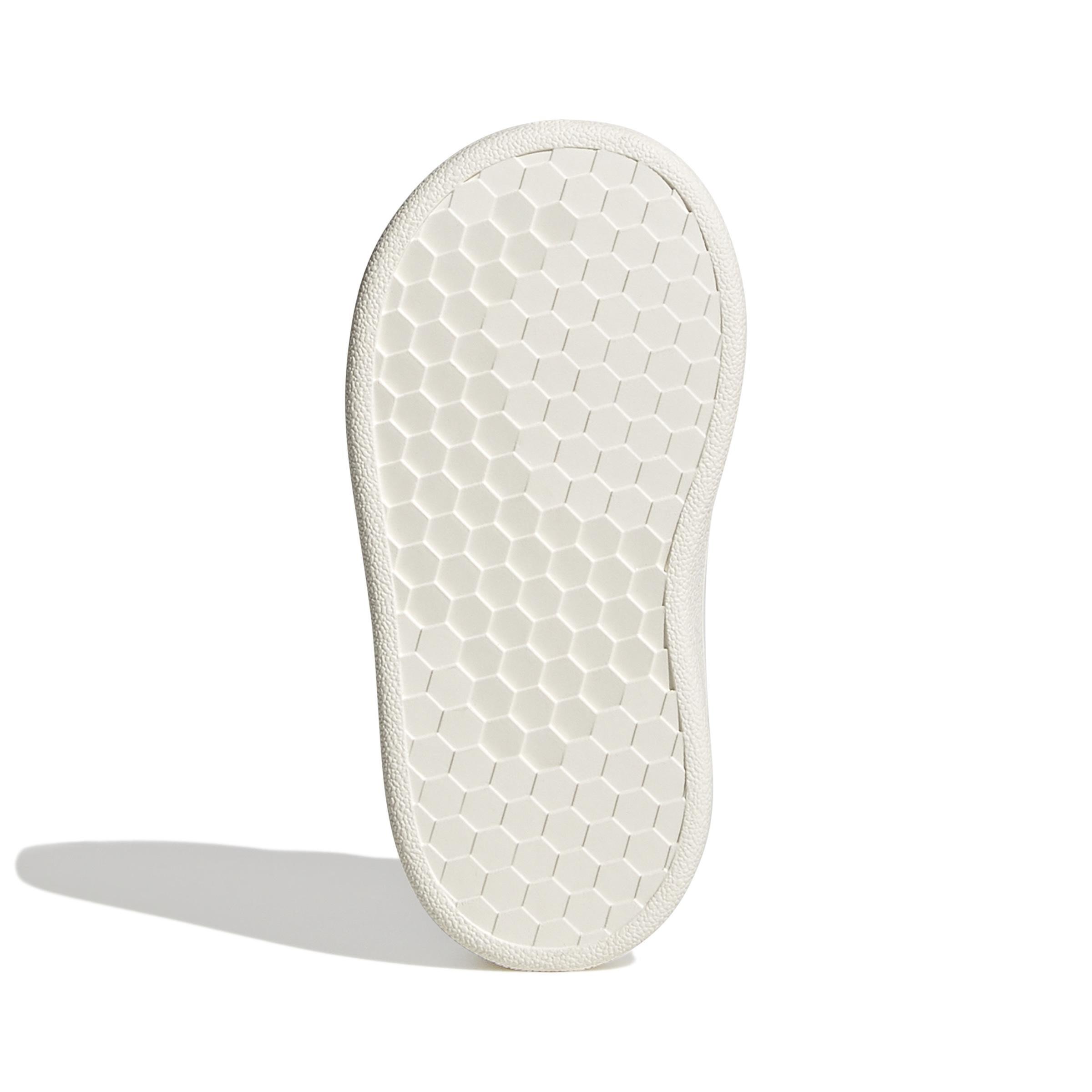 Unisex Kids Advantage Lifestyle Court Two Hook-And-Loop Shoes , White, A901_ONE, large image number 8