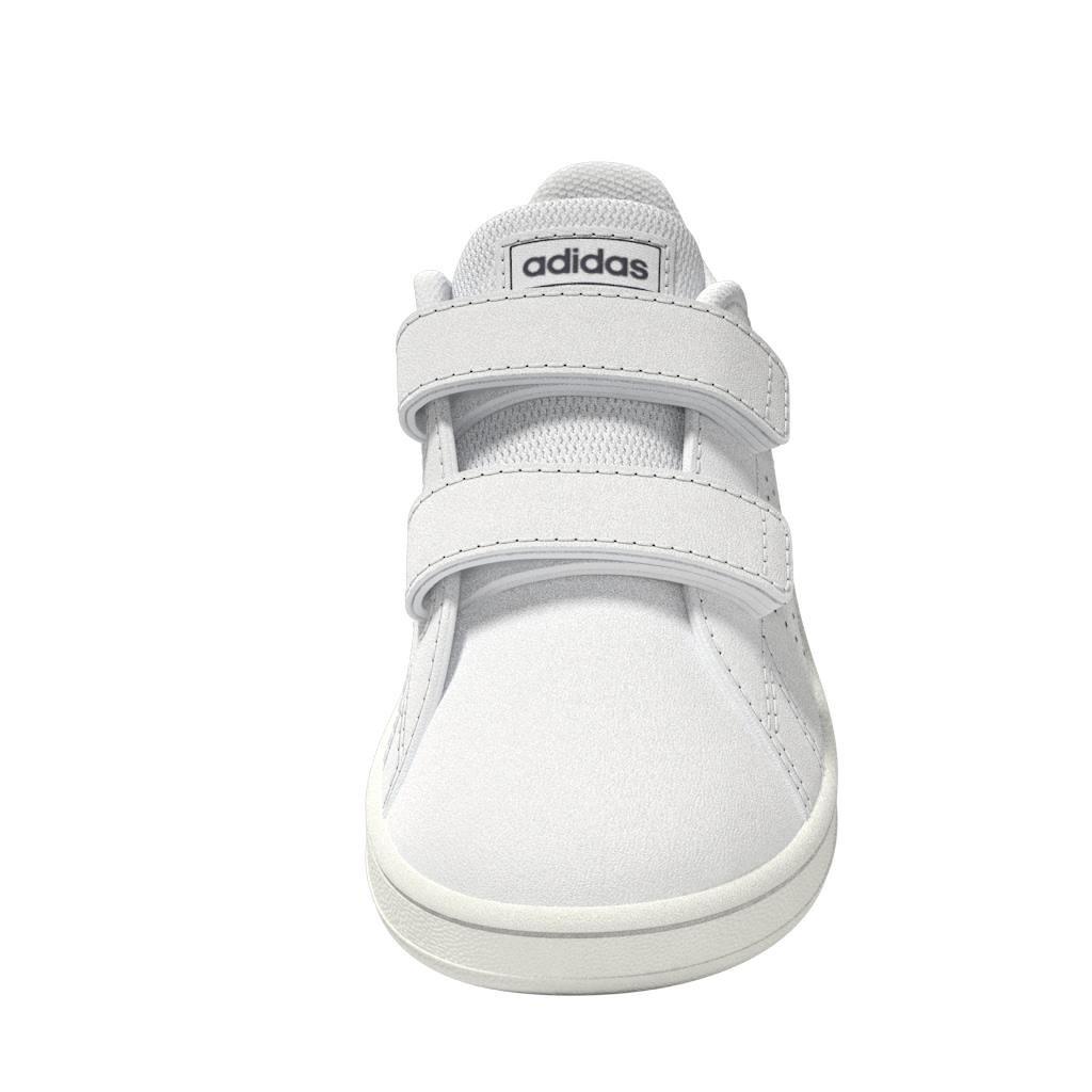 Unisex Kids Advantage Lifestyle Court Two Hook-And-Loop Shoes , White, A901_ONE, large image number 13