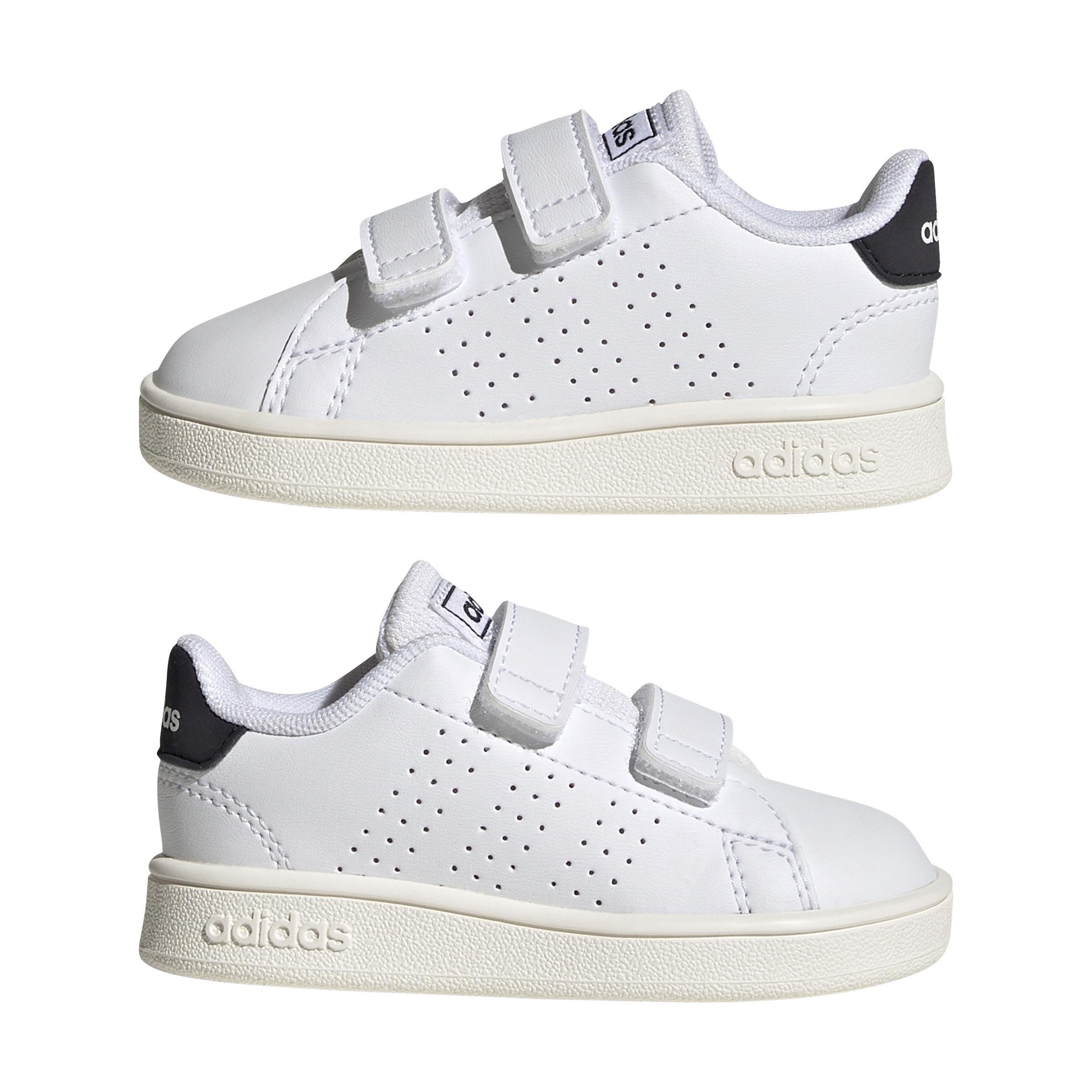 Unisex Kids Advantage Lifestyle Court Two Hook-And-Loop Shoes , White, A901_ONE, large image number 14