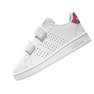 Unisex Kids Advantage Lifestyle Court Two Hook-and-Loop Shoes , white, A901_ONE, thumbnail image number 7