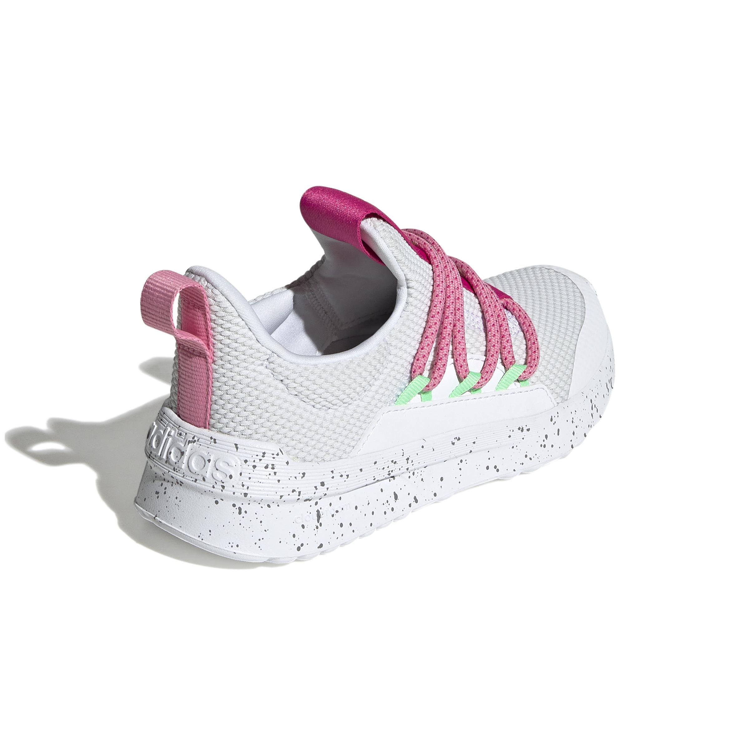 Unisex Kids Lite Racer Adapt 4.0 Lifestyle Running Slip-On Lace Shoes, White, A901_ONE, large image number 2