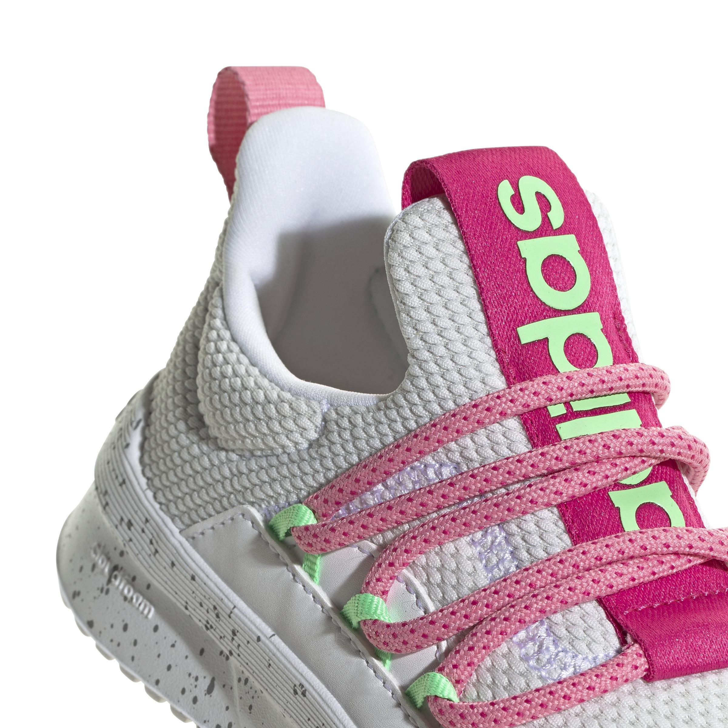 Unisex Kids Lite Racer Adapt 4.0 Lifestyle Running Slip-On Lace Shoes, White, A901_ONE, large image number 3