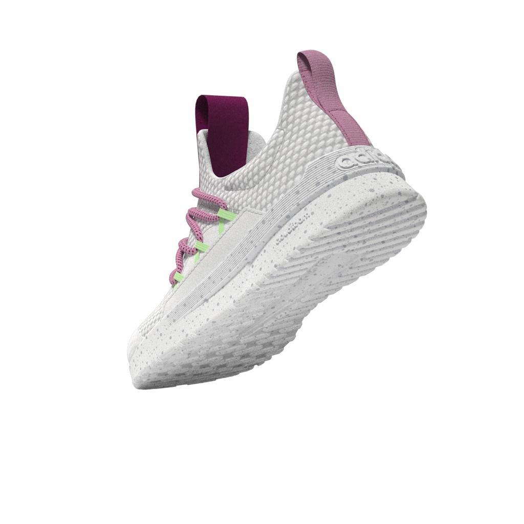 Unisex Kids Lite Racer Adapt 4.0 Lifestyle Running Slip-On Lace Shoes, White, A901_ONE, large image number 6