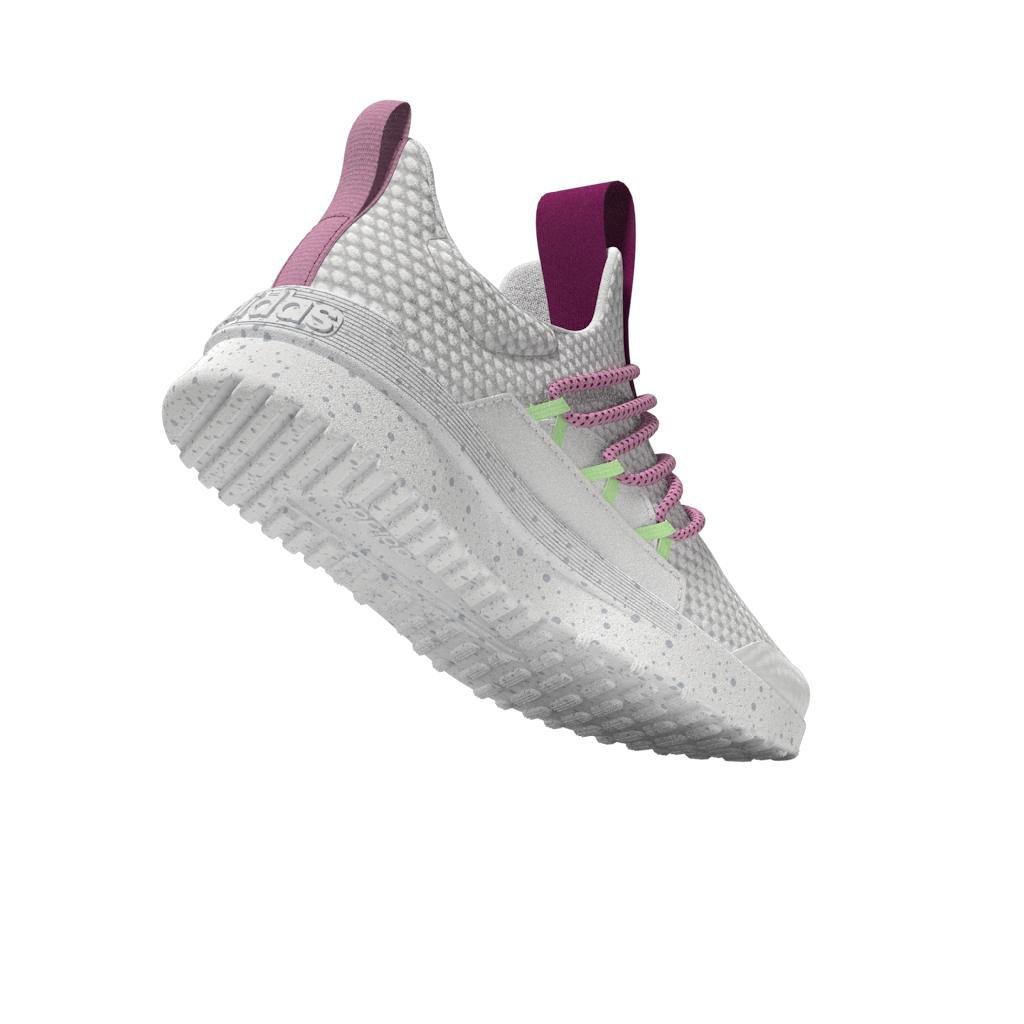 Unisex Kids Lite Racer Adapt 4.0 Lifestyle Running Slip-On Lace Shoes, White, A901_ONE, large image number 7