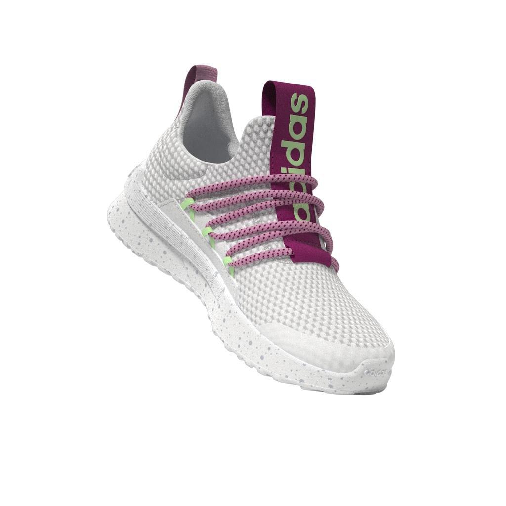 Unisex Kids Lite Racer Adapt 4.0 Lifestyle Running Slip-On Lace Shoes, White, A901_ONE, large image number 8