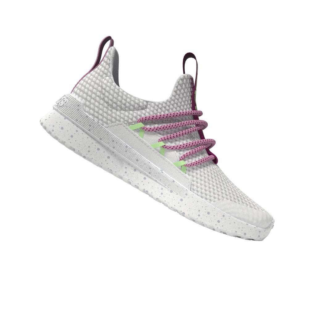 Unisex Kids Lite Racer Adapt 4.0 Lifestyle Running Slip-On Lace Shoes, White, A901_ONE, large image number 9