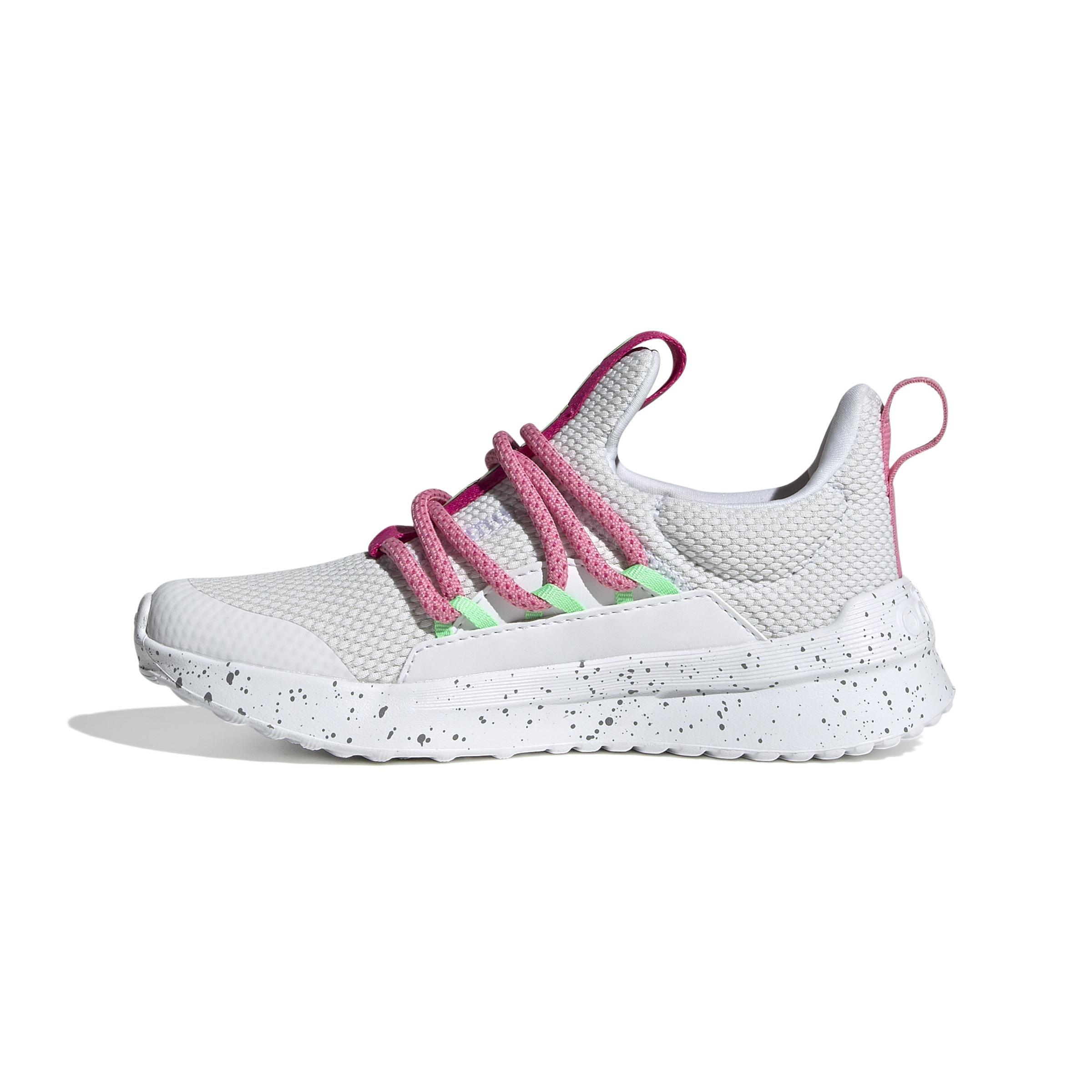 Unisex Kids Lite Racer Adapt 4.0 Lifestyle Running Slip-On Lace Shoes, White, A901_ONE, large image number 10