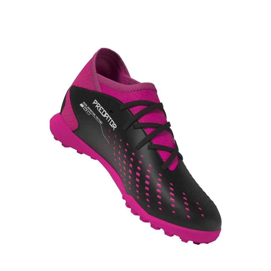 Unisex Kids Predator Accuracy.3 Turf Boots, Black, , large image number 6