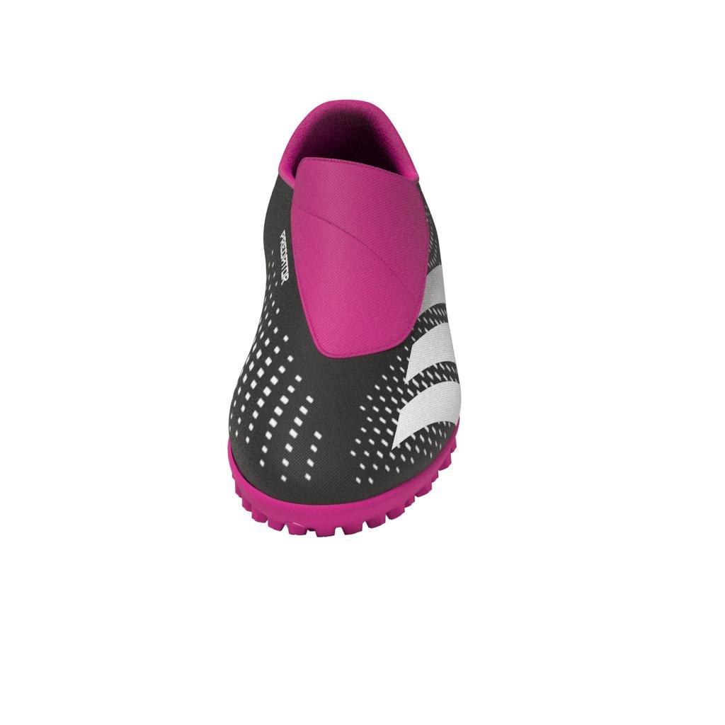 Unisex Kids Predator Accuracy.4 Hook-and-Loop Turf Boots, Black, , large image number 9