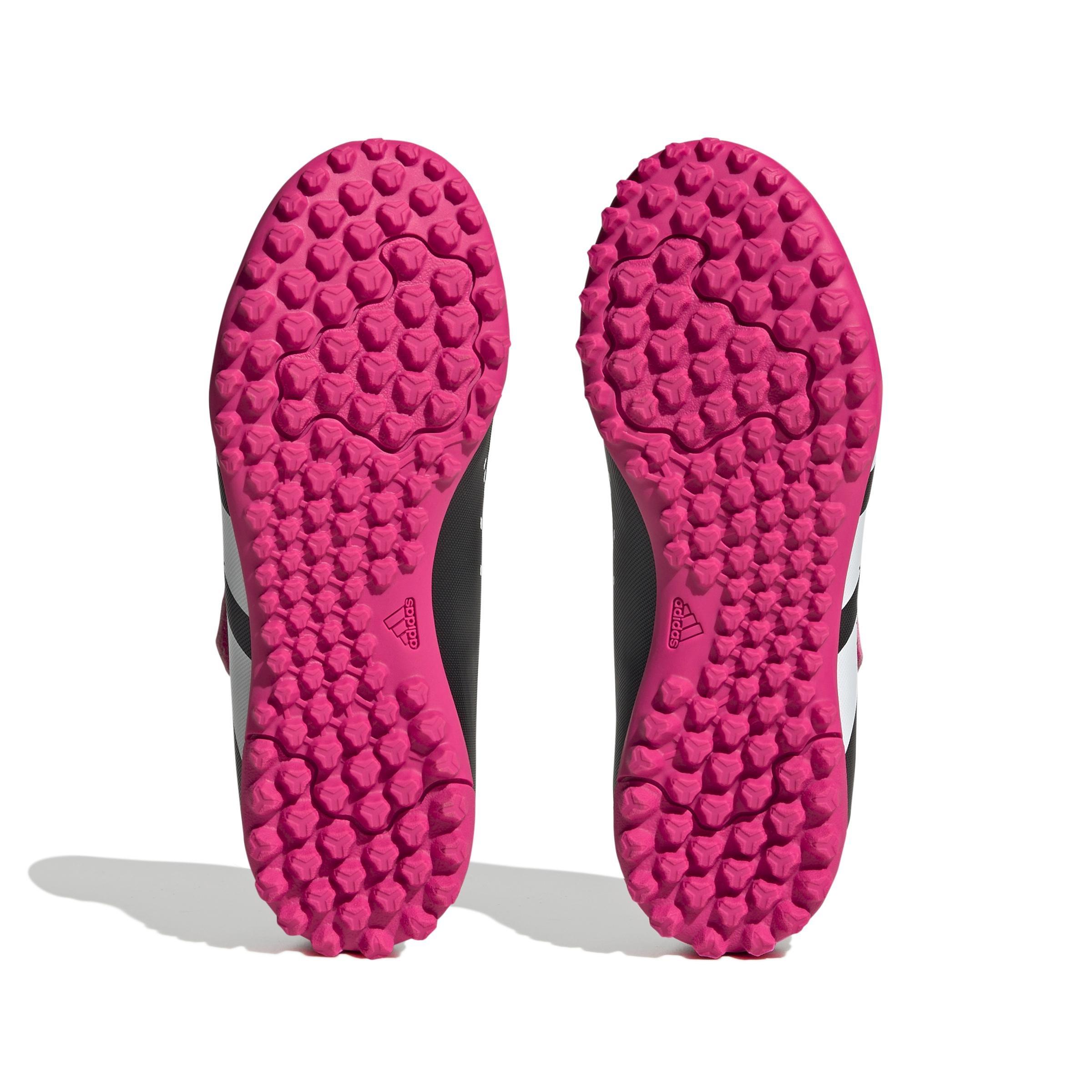 Unisex Kids Predator Accuracy.4 Hook-and-Loop Turf Boots, Black, , large image number 12