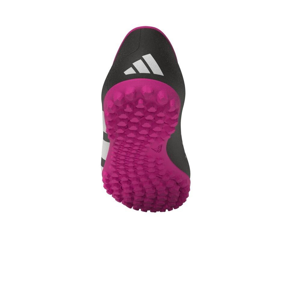 Unisex Kids Predator Accuracy.4 Hook-and-Loop Turf Boots, Black, , large image number 14