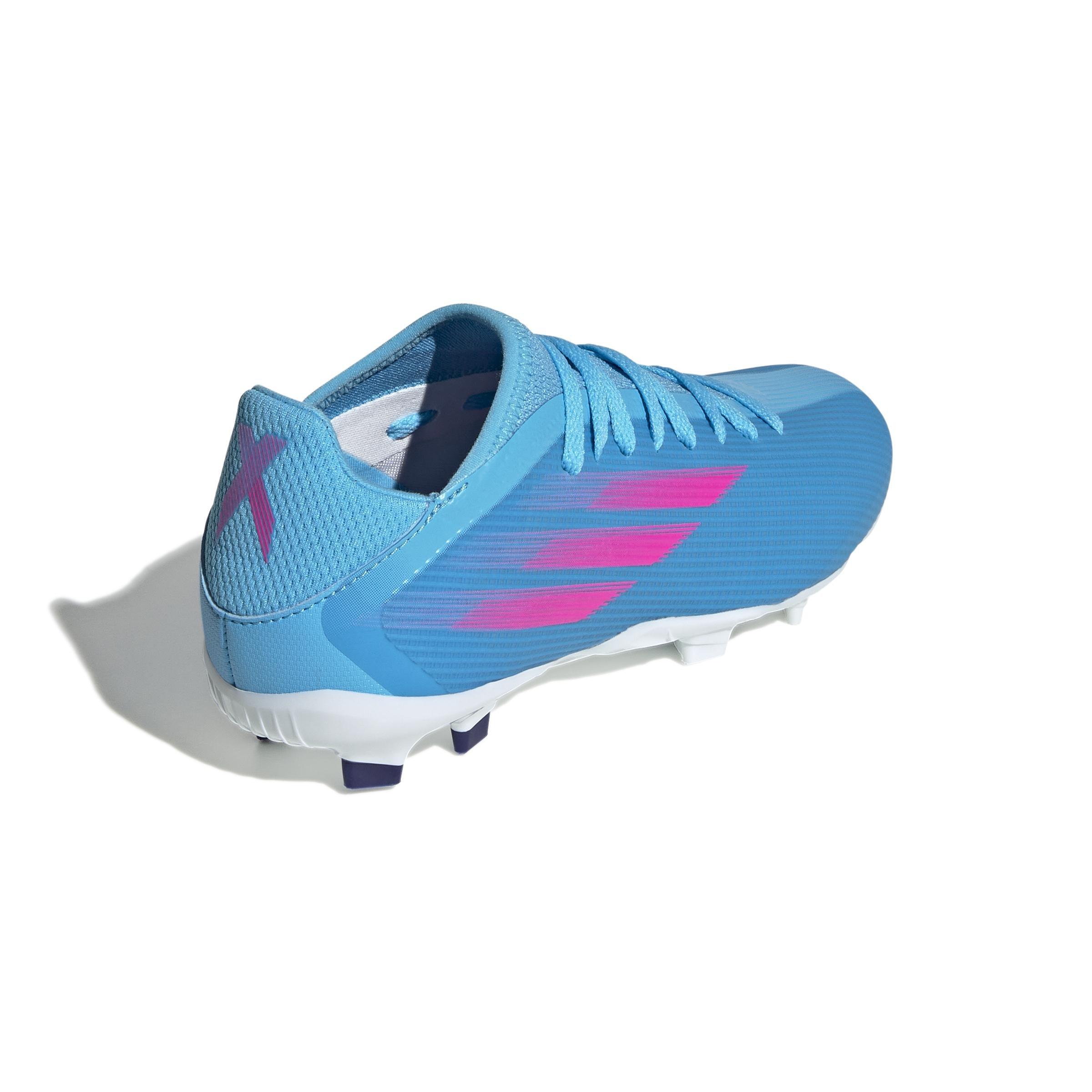 Unisex Kids X Speedflow.3 Firm Ground Boots, Blue, , large image number 1