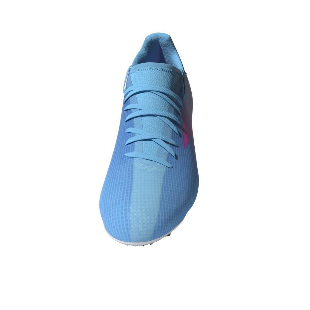 Unisex Kids X Speedflow.3 Firm Ground Boots, Blue, , large image number 4