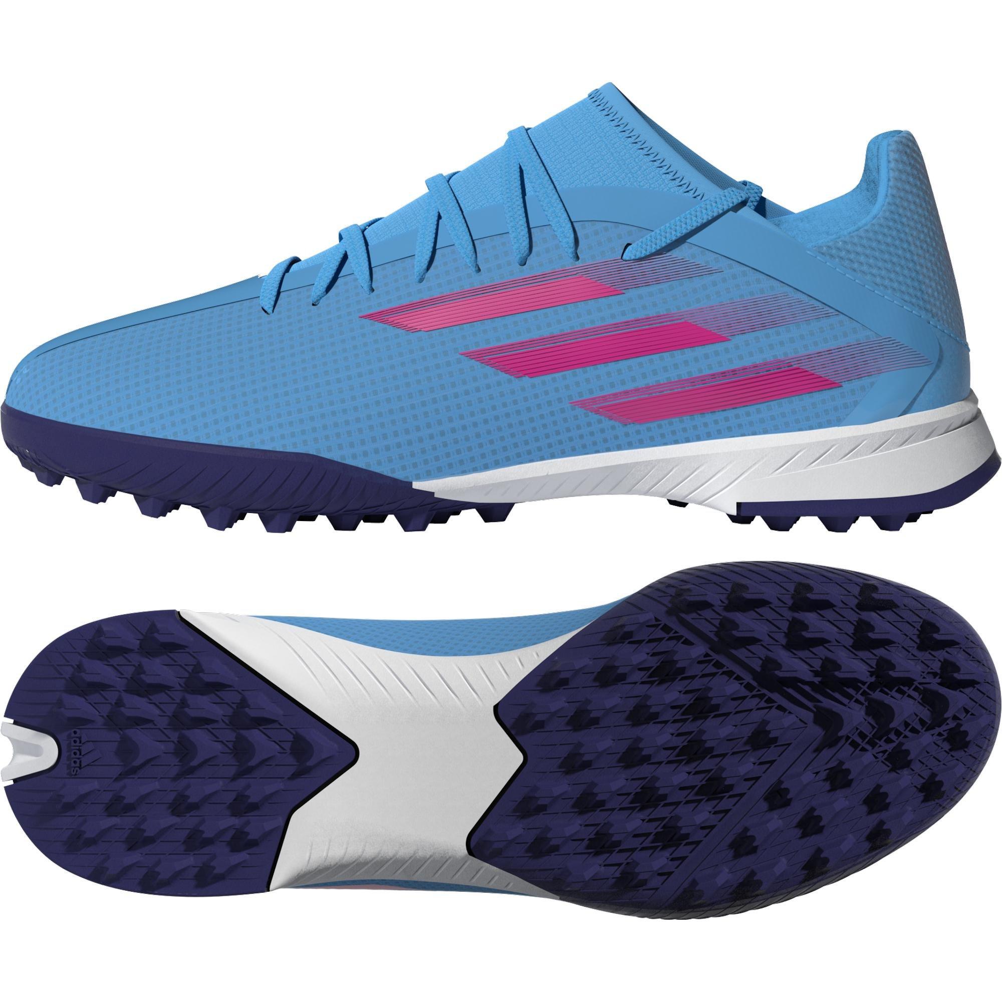 Unisex Kids Speedflow.3 Turf Boots, Blue, A901_ONE, large image number 12