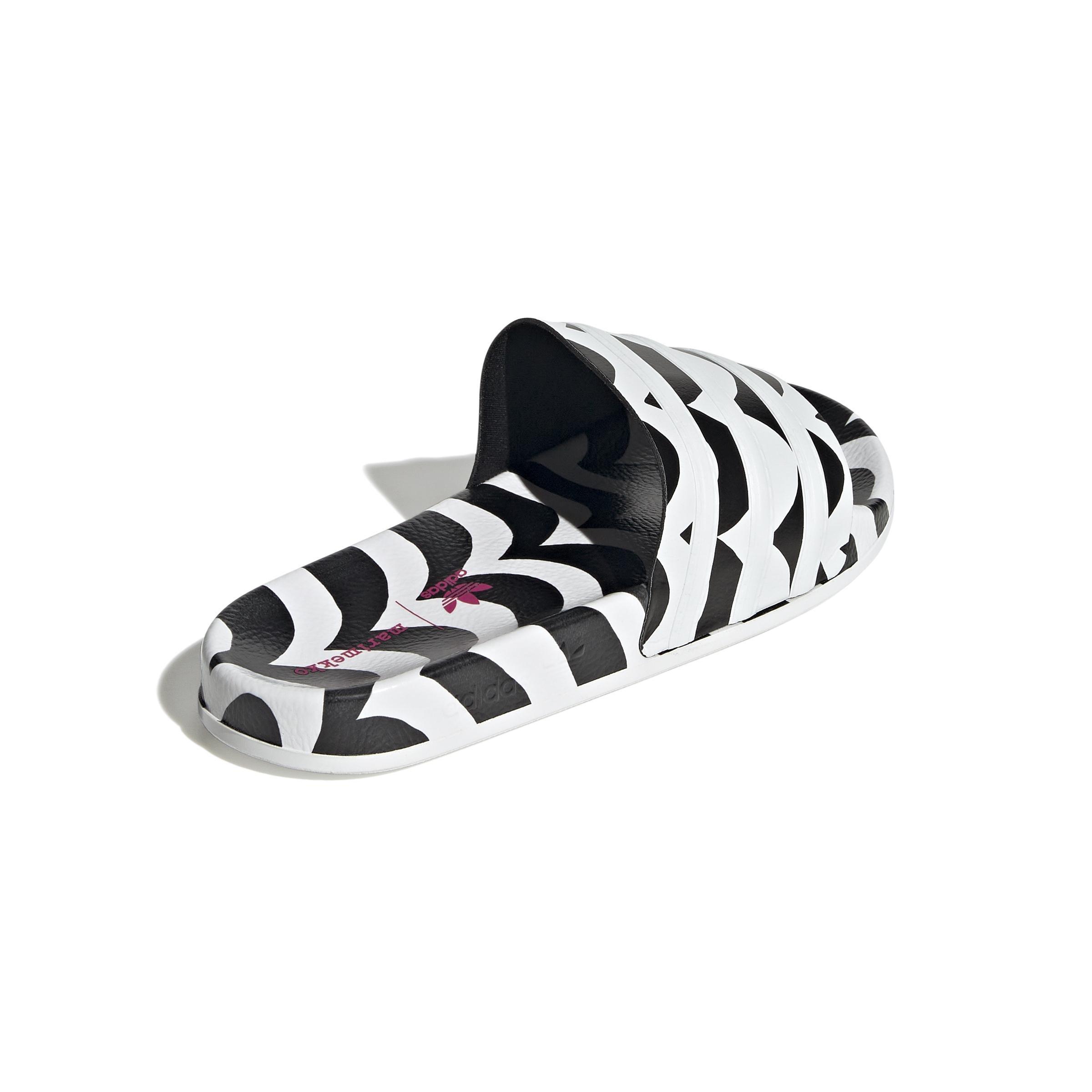 Marimekko Adilette Slides, Black, A901_ONE, large image number 2