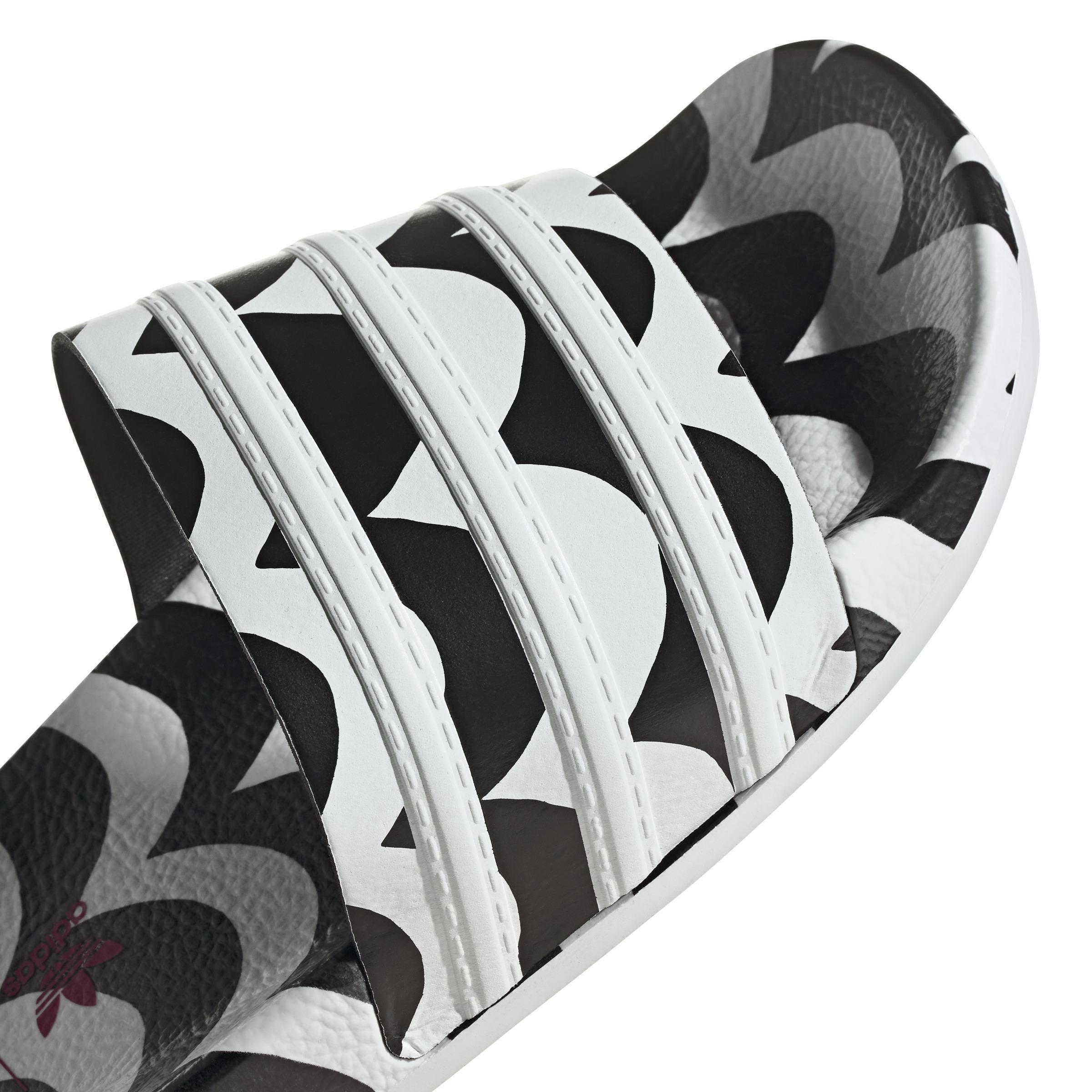 Marimekko Adilette Slides, Black, A901_ONE, large image number 3