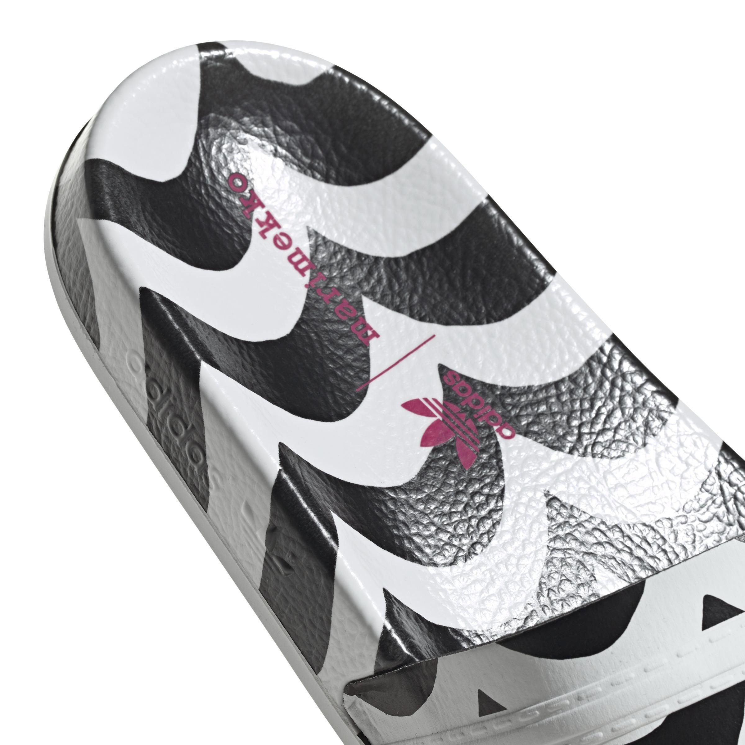 Marimekko Adilette Slides, Black, A901_ONE, large image number 4