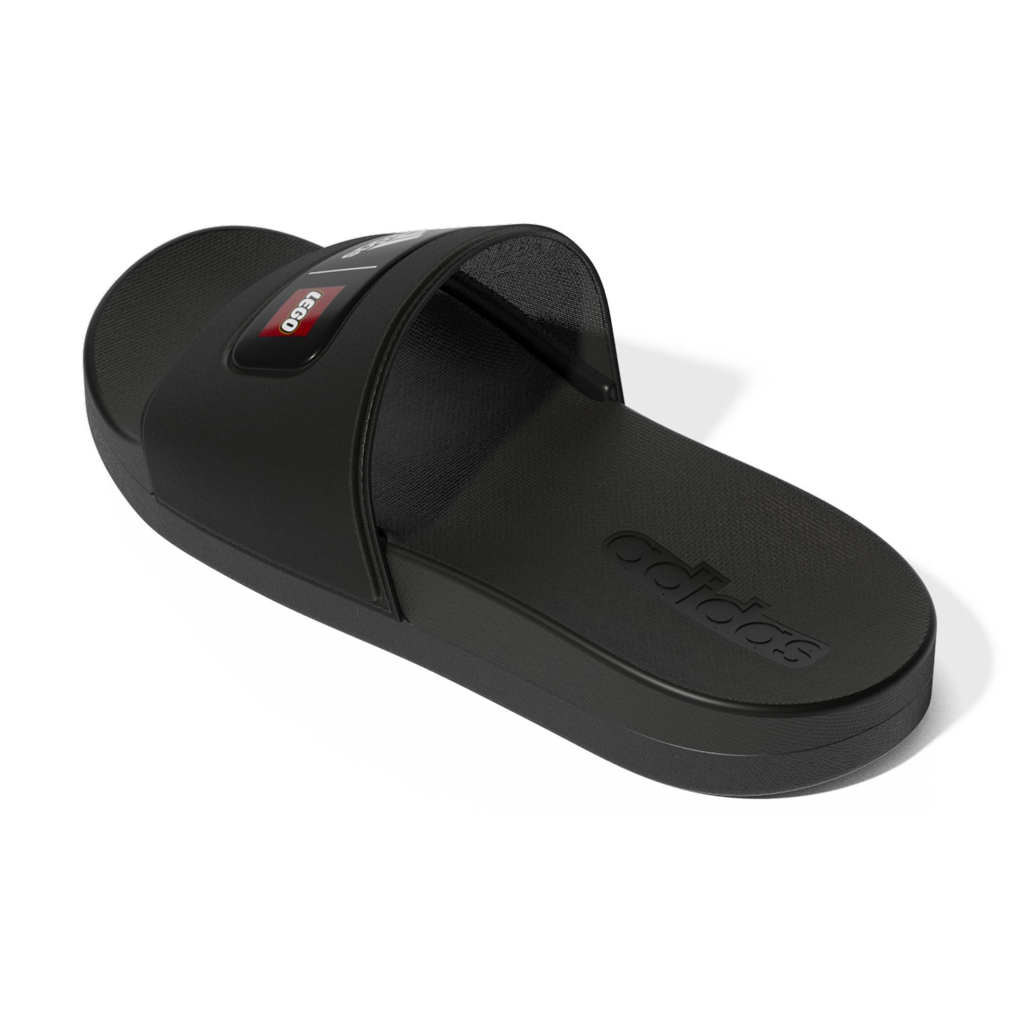 Unisex Kids Adilette Comfort X Lego Slides, Black, A901_ONE, large image number 4