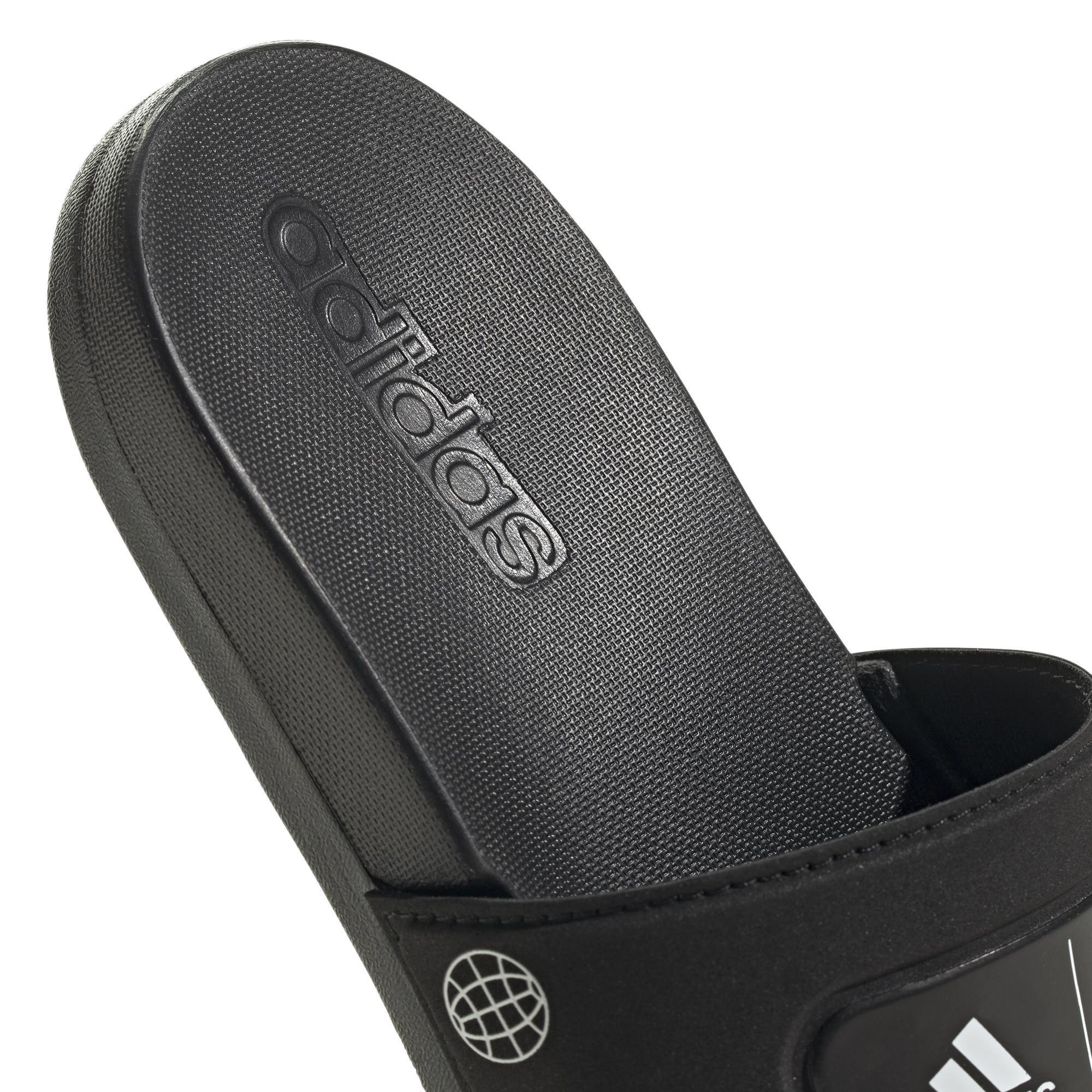 Unisex Kids Adilette Comfort X Lego Slides, Black, A901_ONE, large image number 7