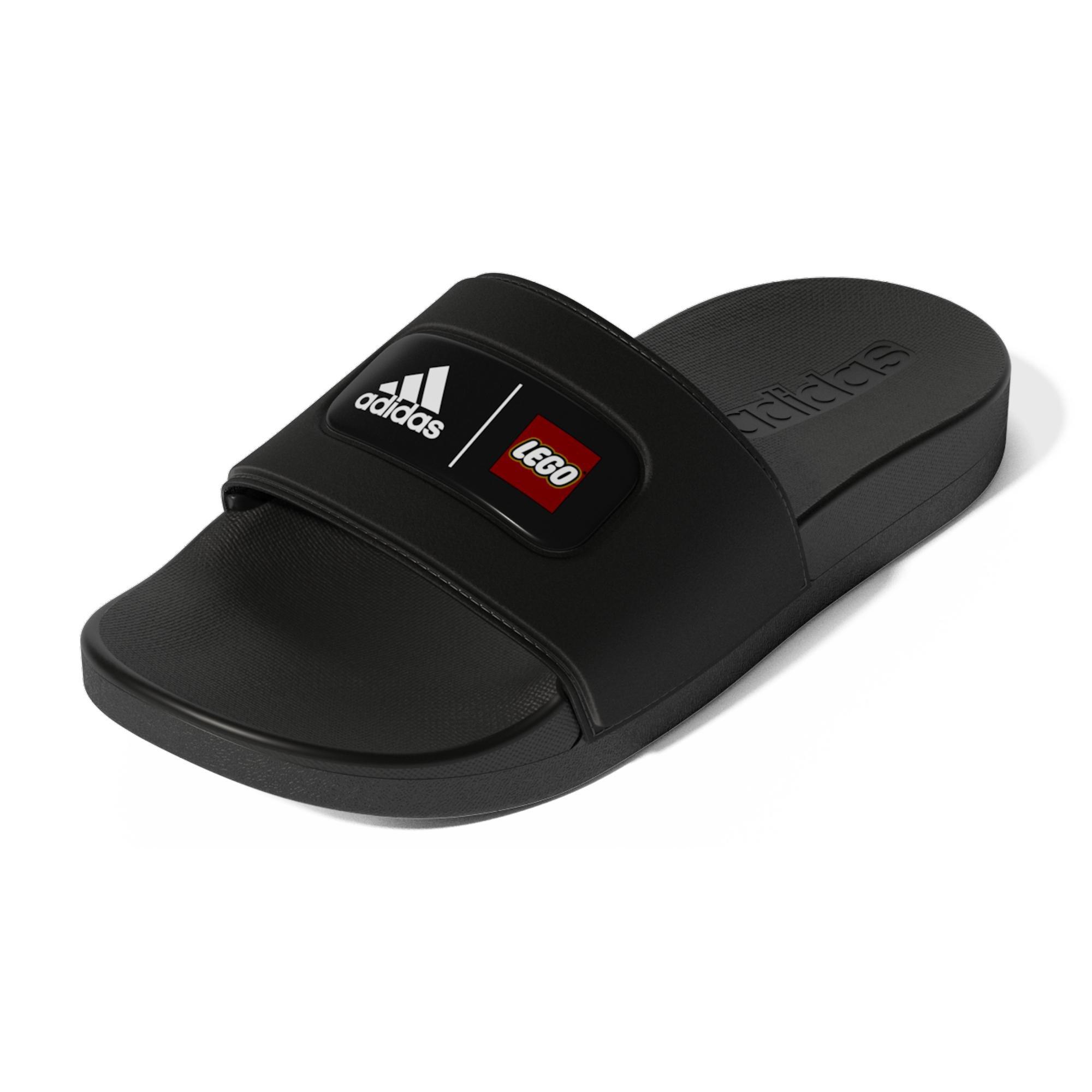 Unisex Kids Adilette Comfort X Lego Slides, Black, , large image number 12