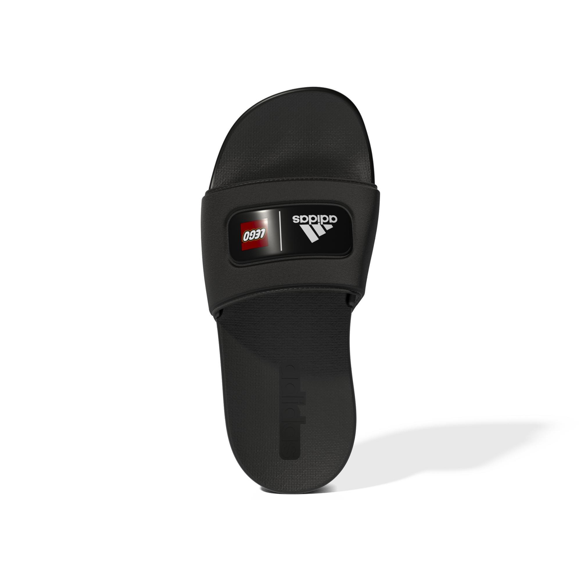 Unisex Kids Adilette Comfort X Lego Slides, Black, A901_ONE, large image number 17