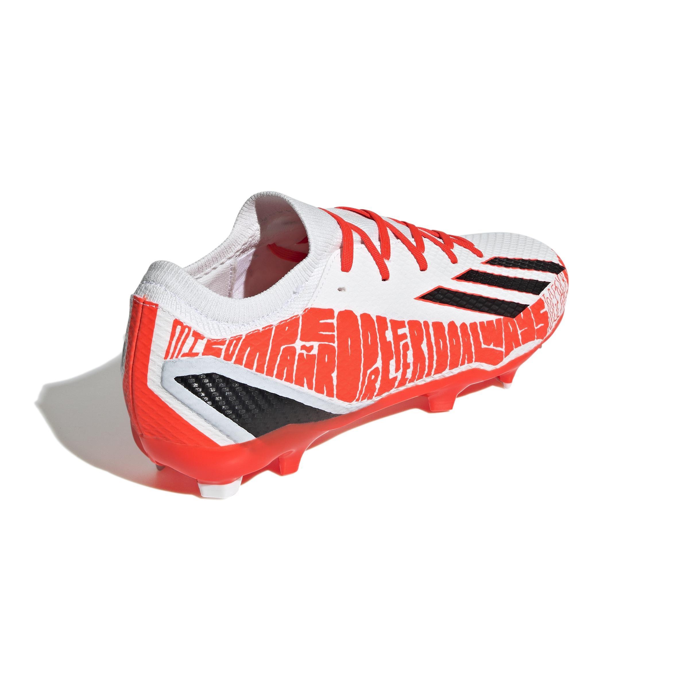 Unisex X Speedportal Messi.3 Firm Ground Boots, White, A901_ONE, large image number 2