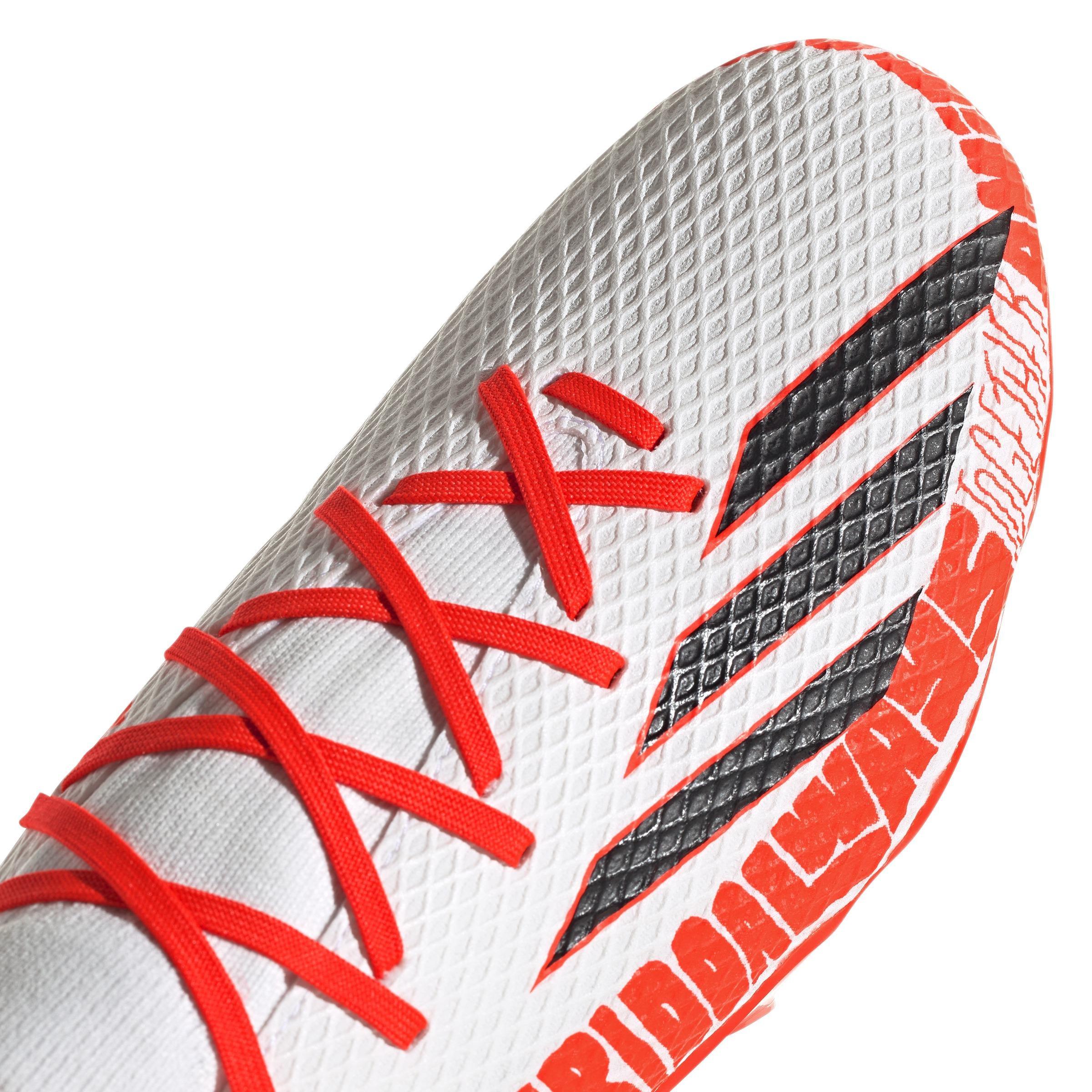 Unisex X Speedportal Messi.3 Firm Ground Boots, White, A901_ONE, large image number 4