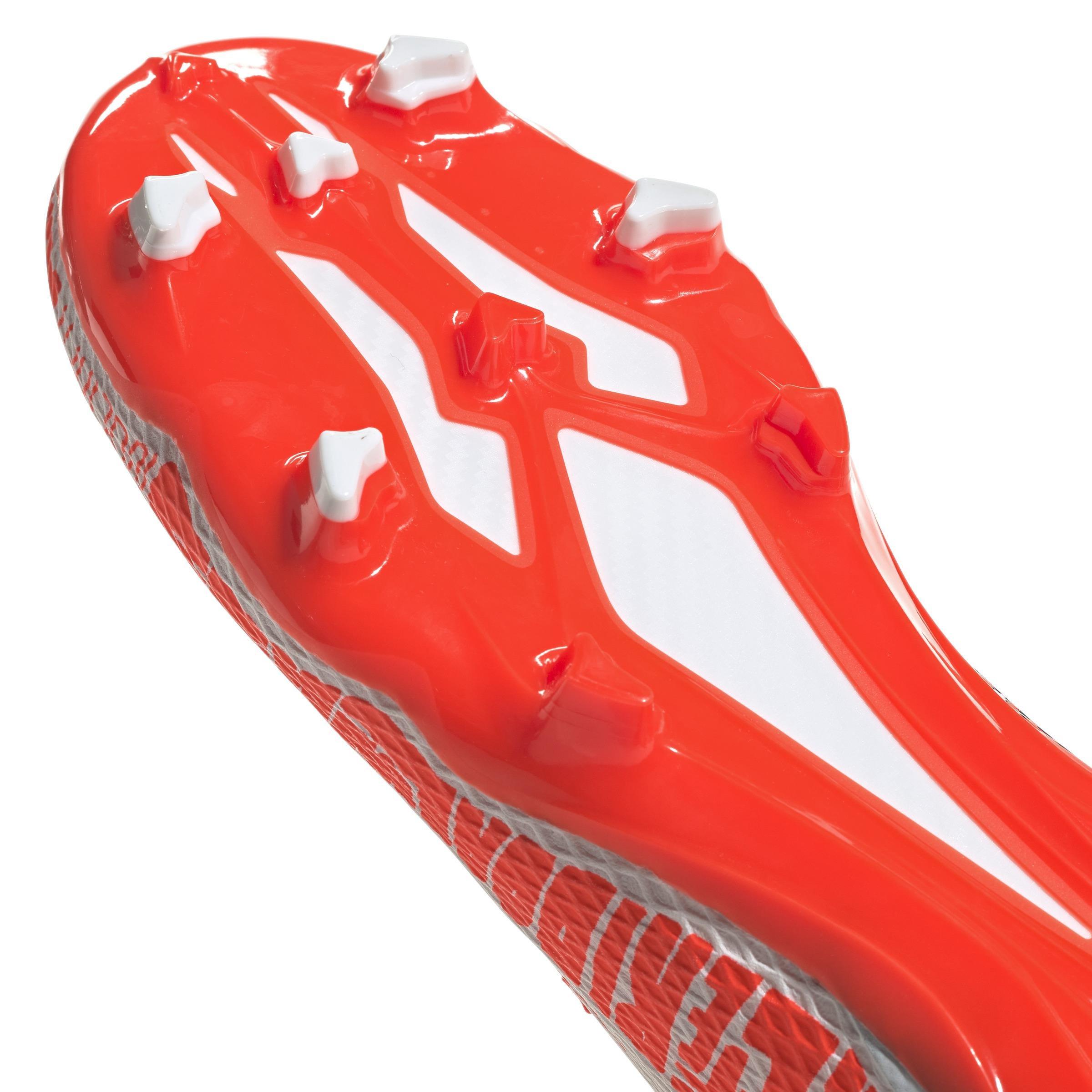 Unisex X Speedportal Messi.3 Firm Ground Boots, White, A901_ONE, large image number 5