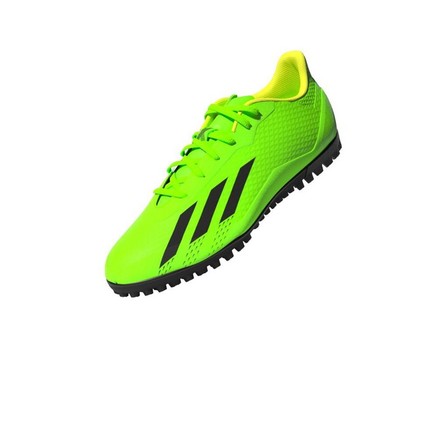 Unisex X Speedportal.4 Turf Boots, Green, A901_ONE, large image number 4