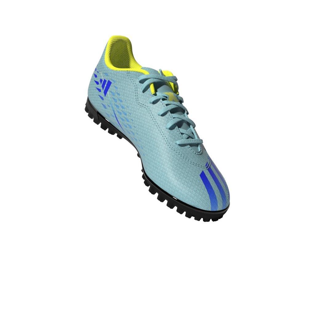 Unisex Kids Speedportal.4 Turf Boots, Blue, , large image number 7