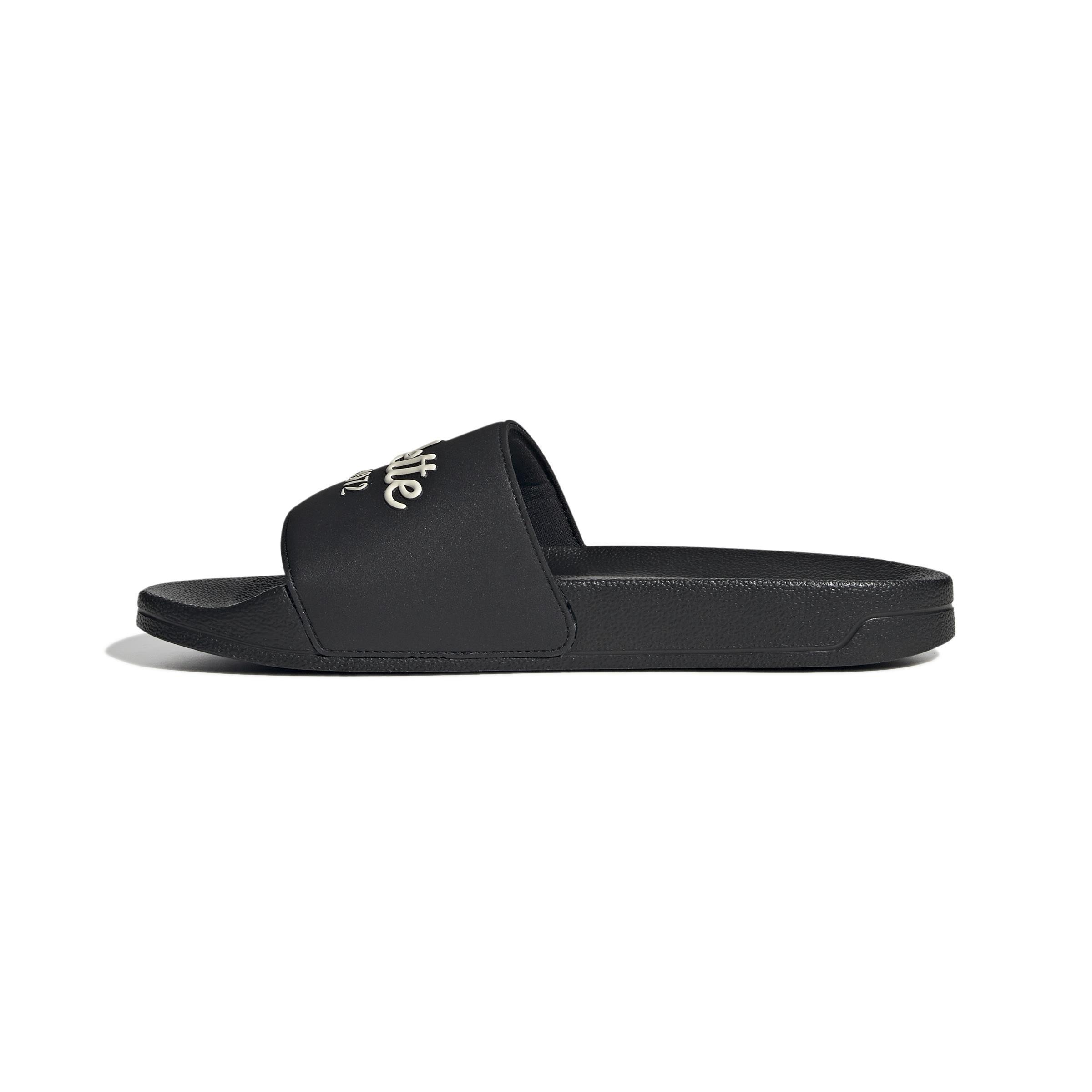 Unisex Adilette Shower Slides, Black, A901_ONE, large image number 6