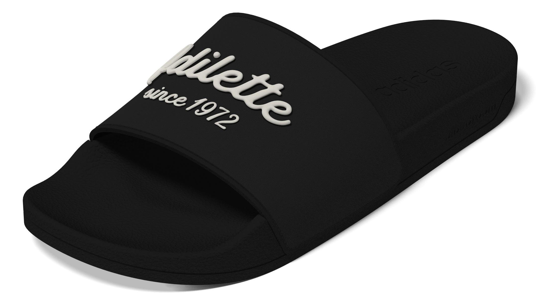 Unisex Adilette Shower Slides, Black, , large image number 13