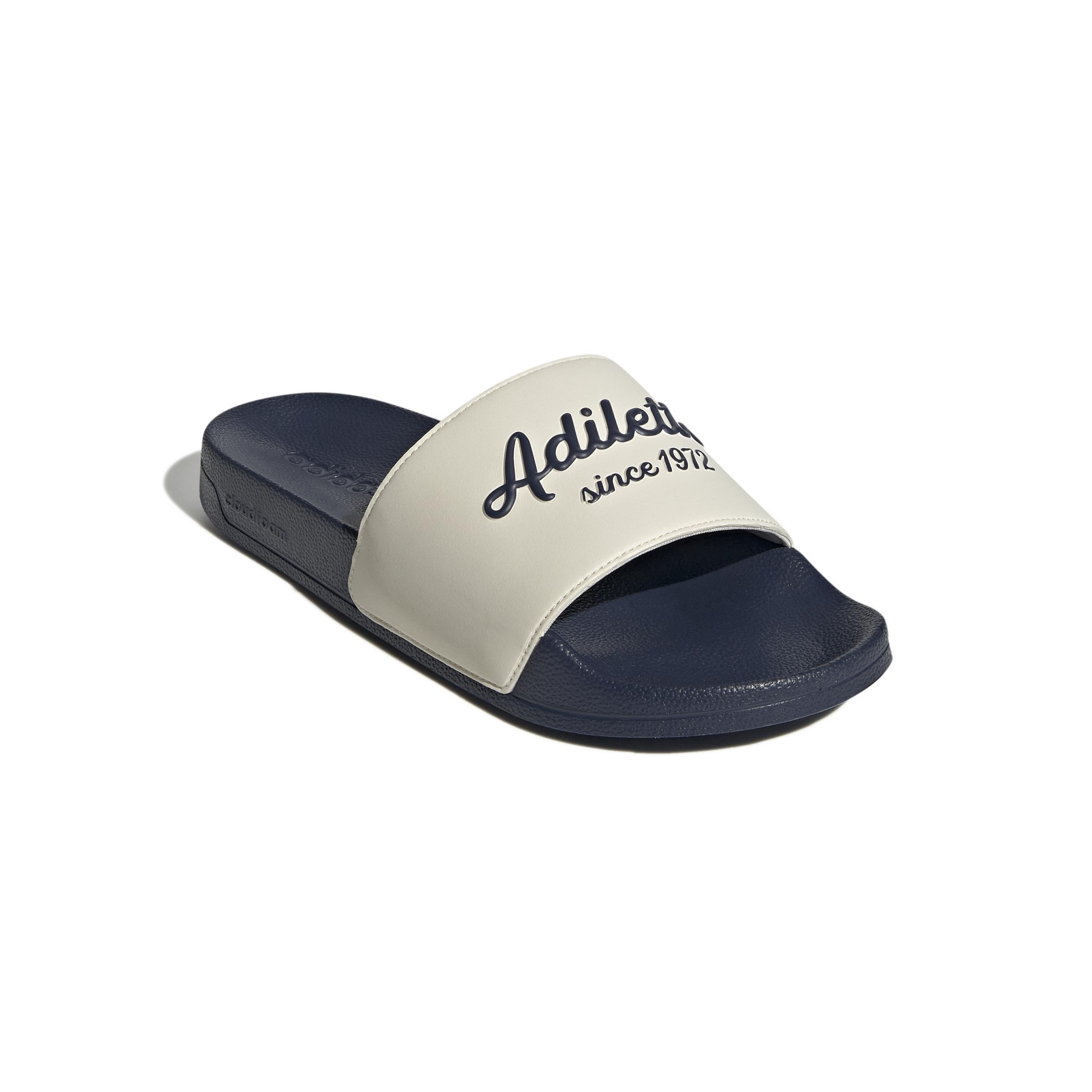 Unisex Adilette Shower Slides, White, , large image number 2