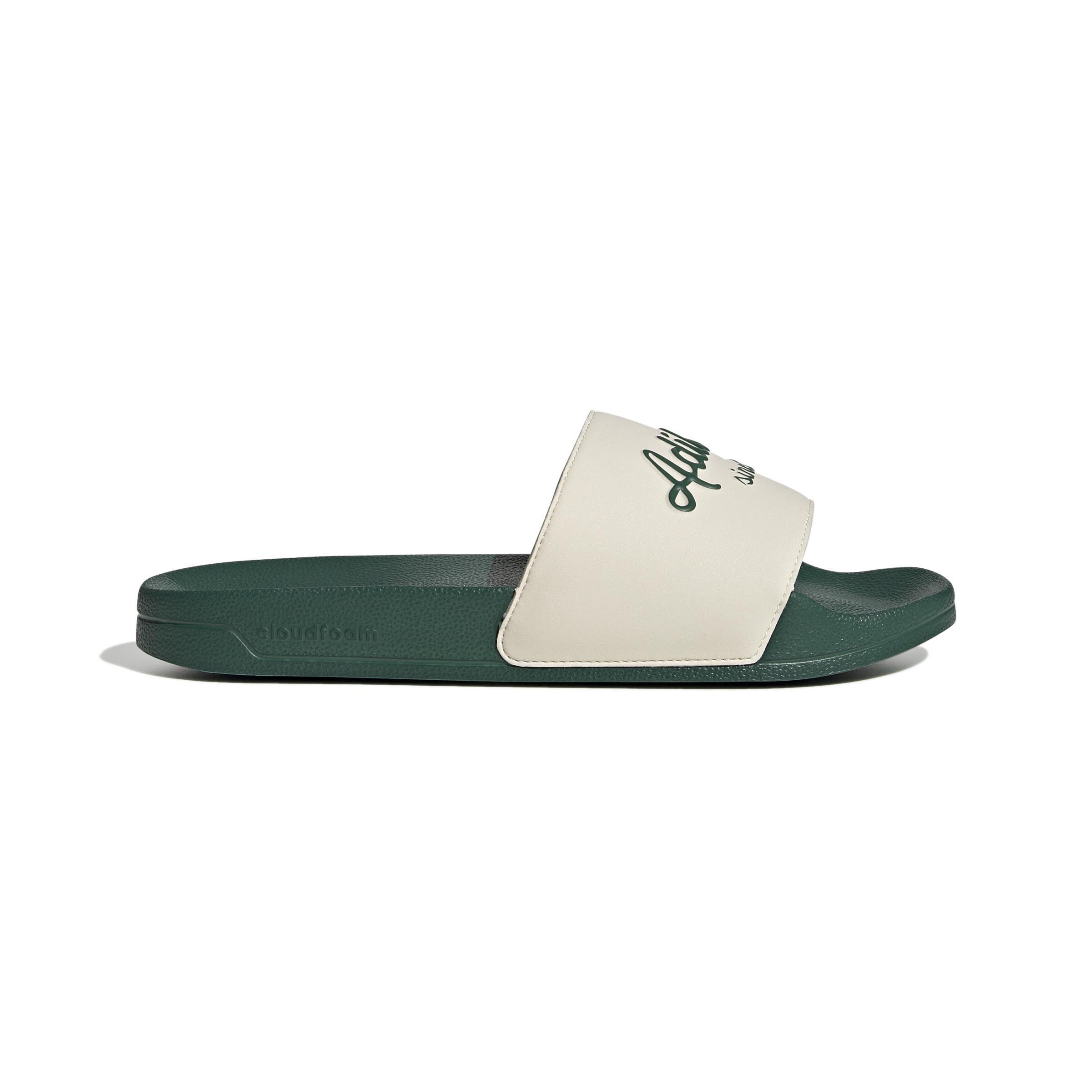 Unisex Adilette Shower Slides, White, , large image number 0