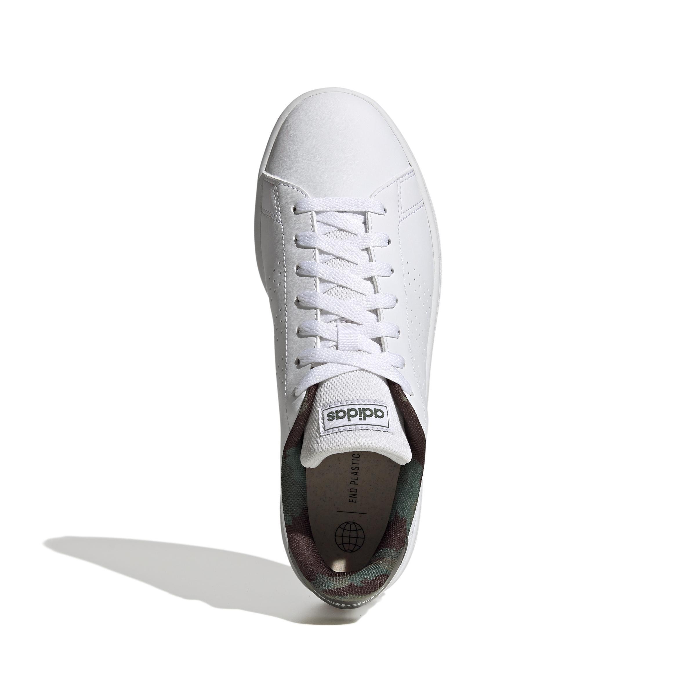 Advantage Base Court Lifestyle Shoes, White, A901_ONE, large image number 8