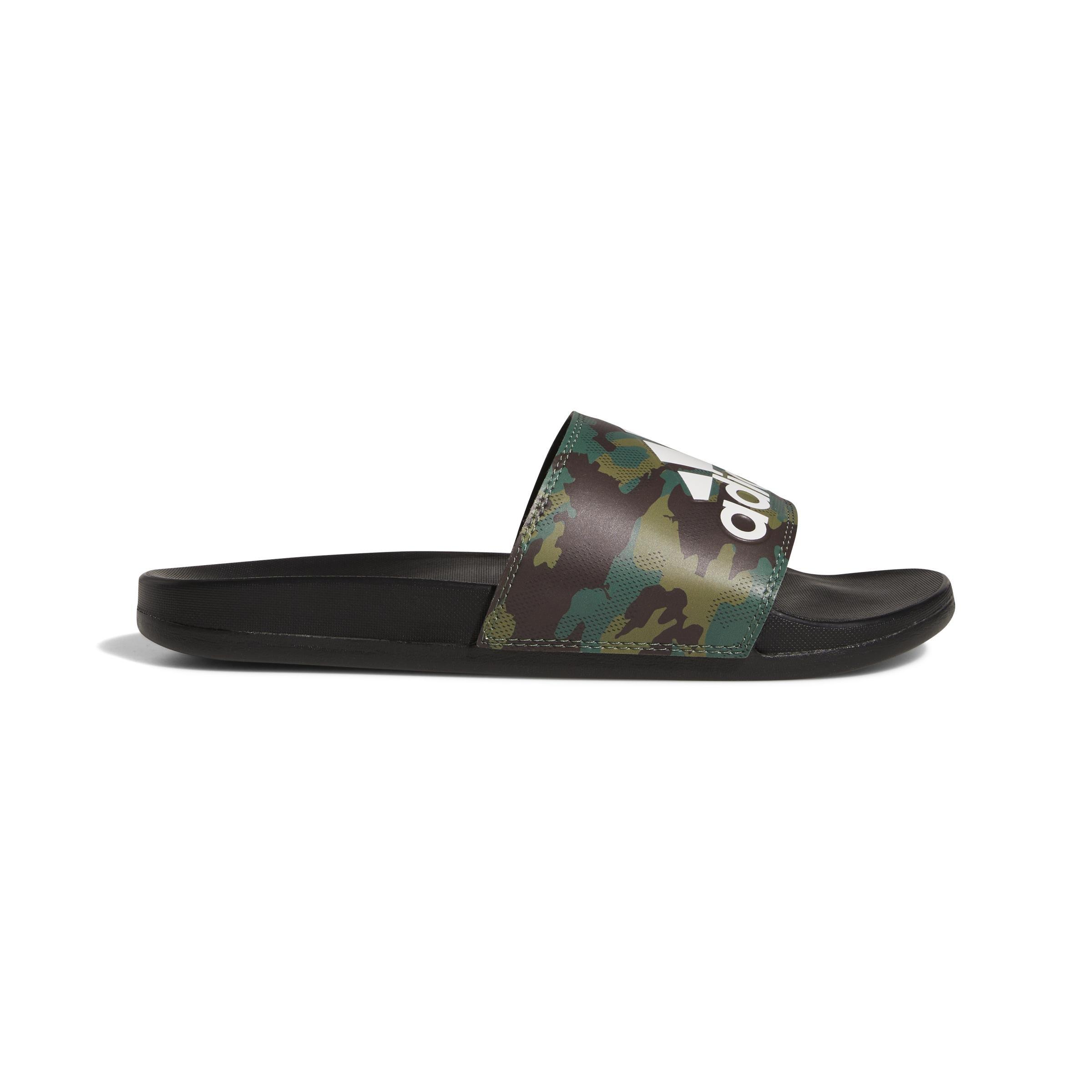 Unisex Camouflage Adilette Comfort Slides, Black, A901_ONE, large image number 0