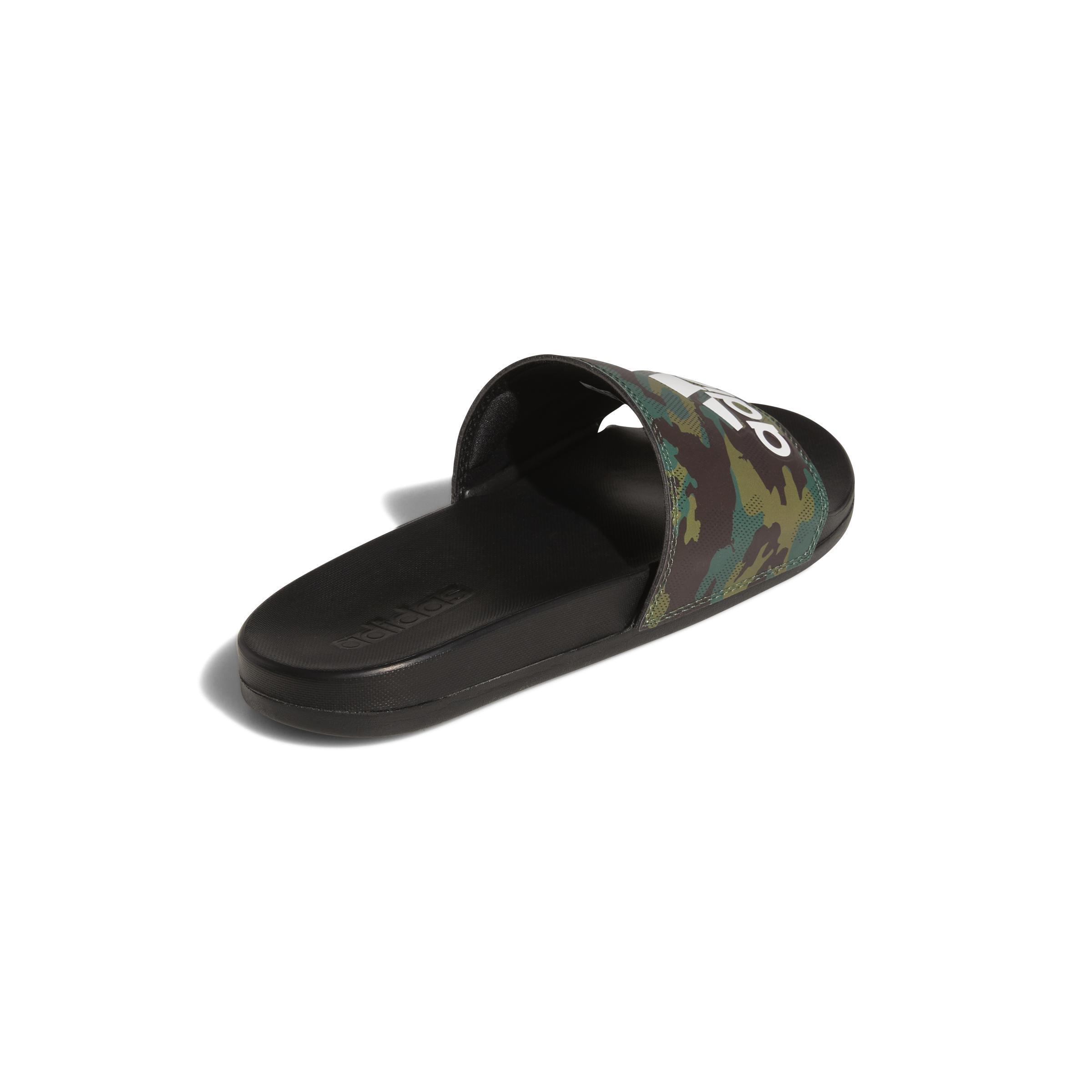 Unisex Camouflage Adilette Comfort Slides, Black, A901_ONE, large image number 2