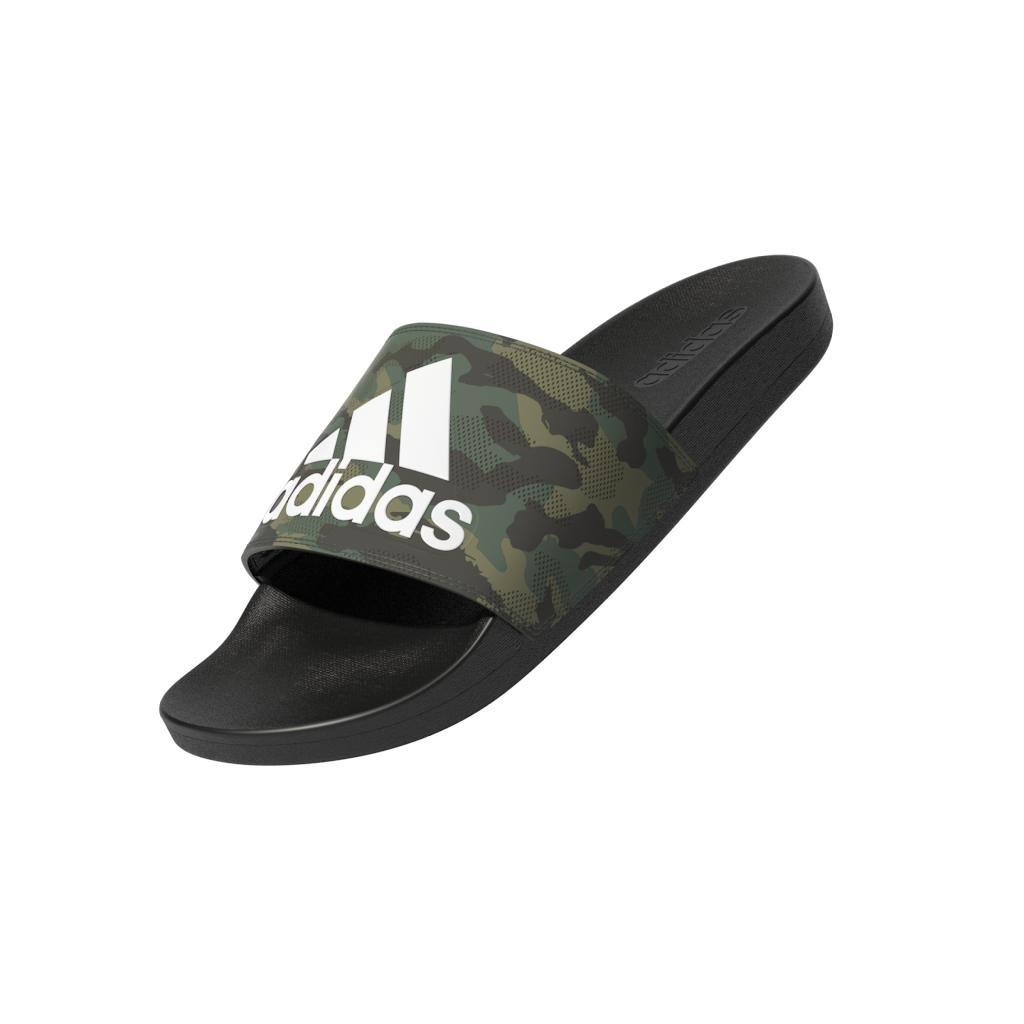 Unisex Camouflage Adilette Comfort Slides, Black, A901_ONE, large image number 5