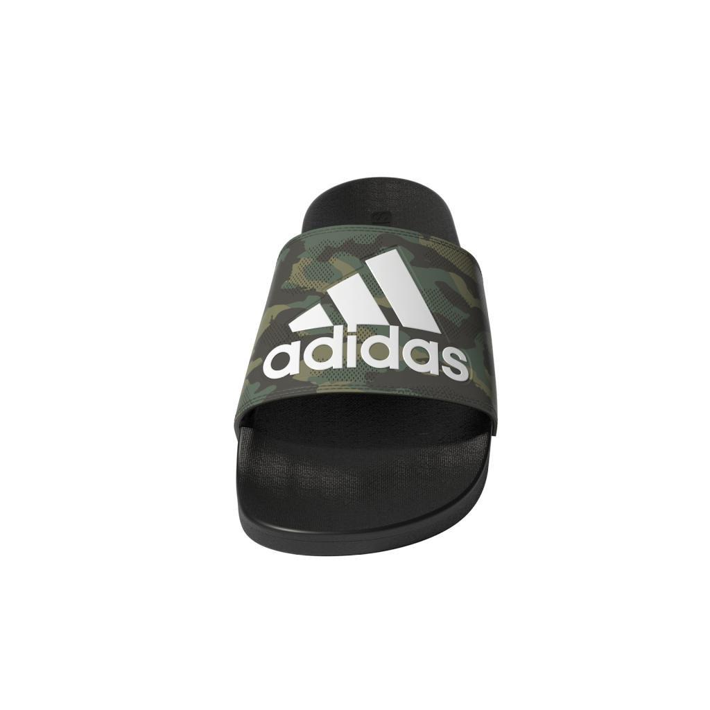Unisex Camouflage Adilette Comfort Slides, Black, A901_ONE, large image number 9