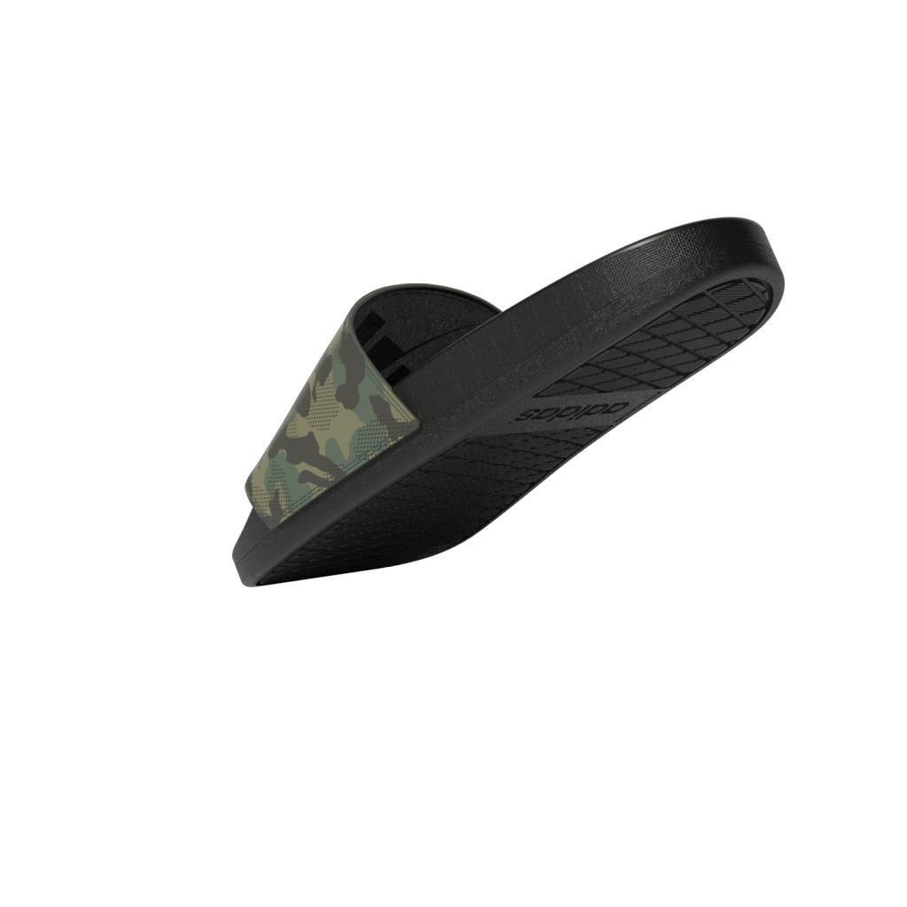 Unisex Camouflage Adilette Comfort Slides, Black, A901_ONE, large image number 10