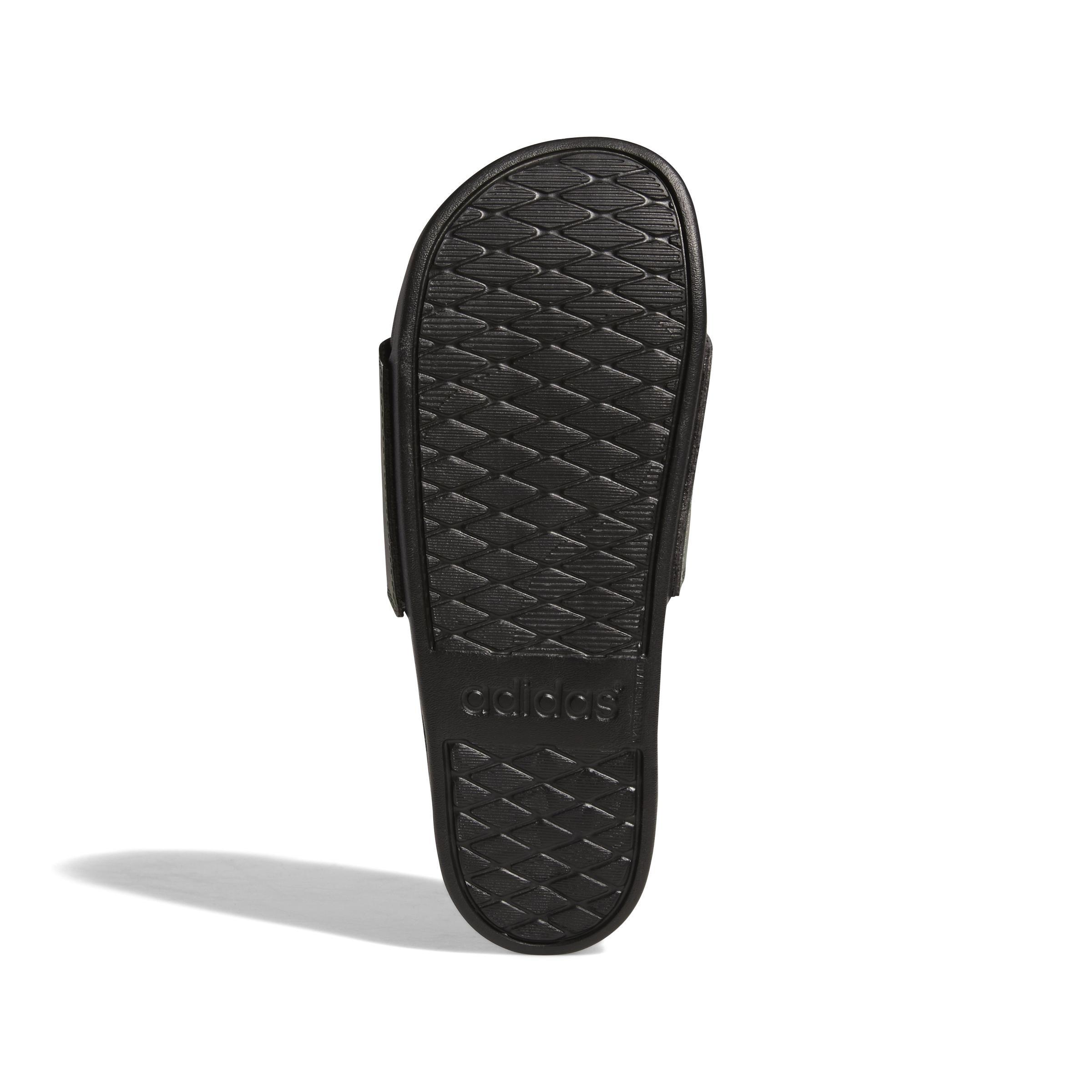 Unisex Camouflage Adilette Comfort Slides, Black, A901_ONE, large image number 14