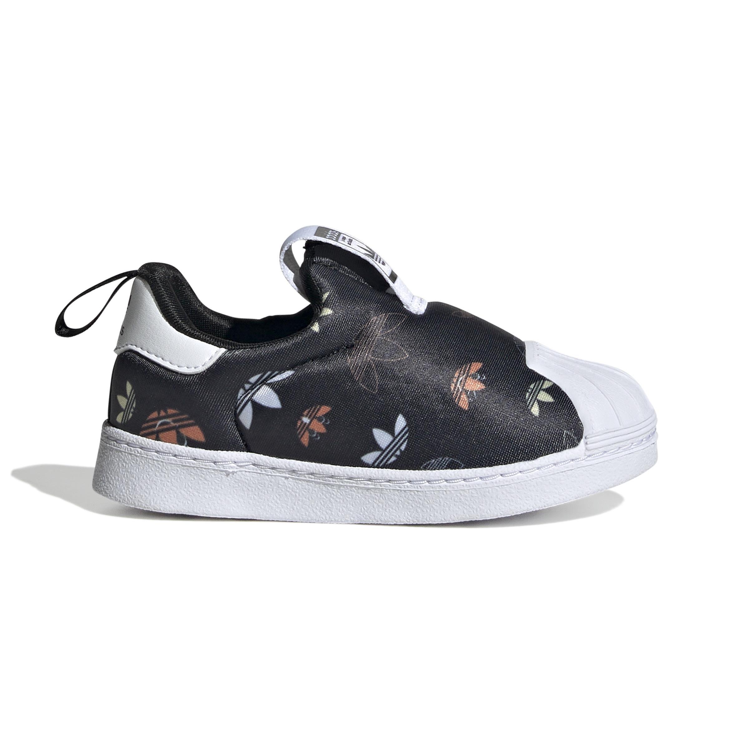 Unisex Kids Superstar 360 Shoes, Black, A901_ONE, medium
