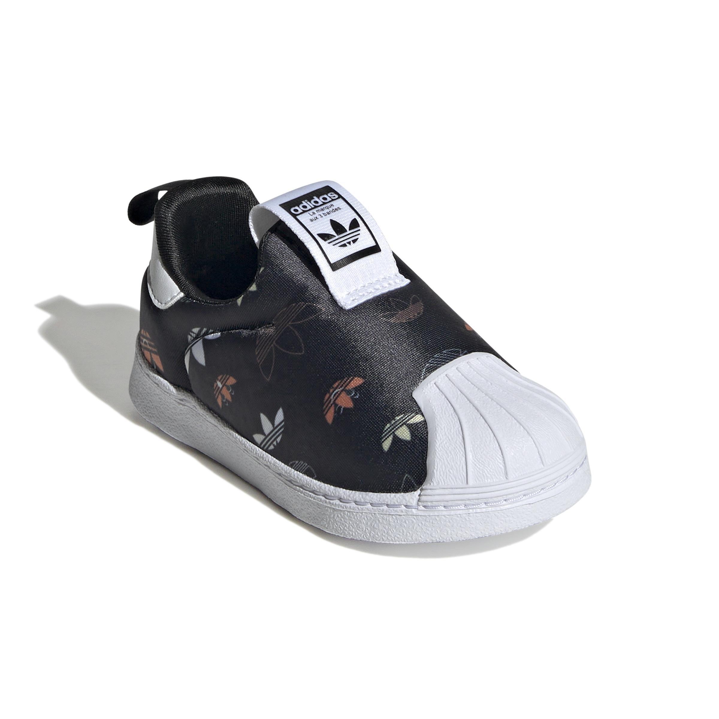 Unisex Kids Superstar 360 Shoes, Black, A901_ONE, medium