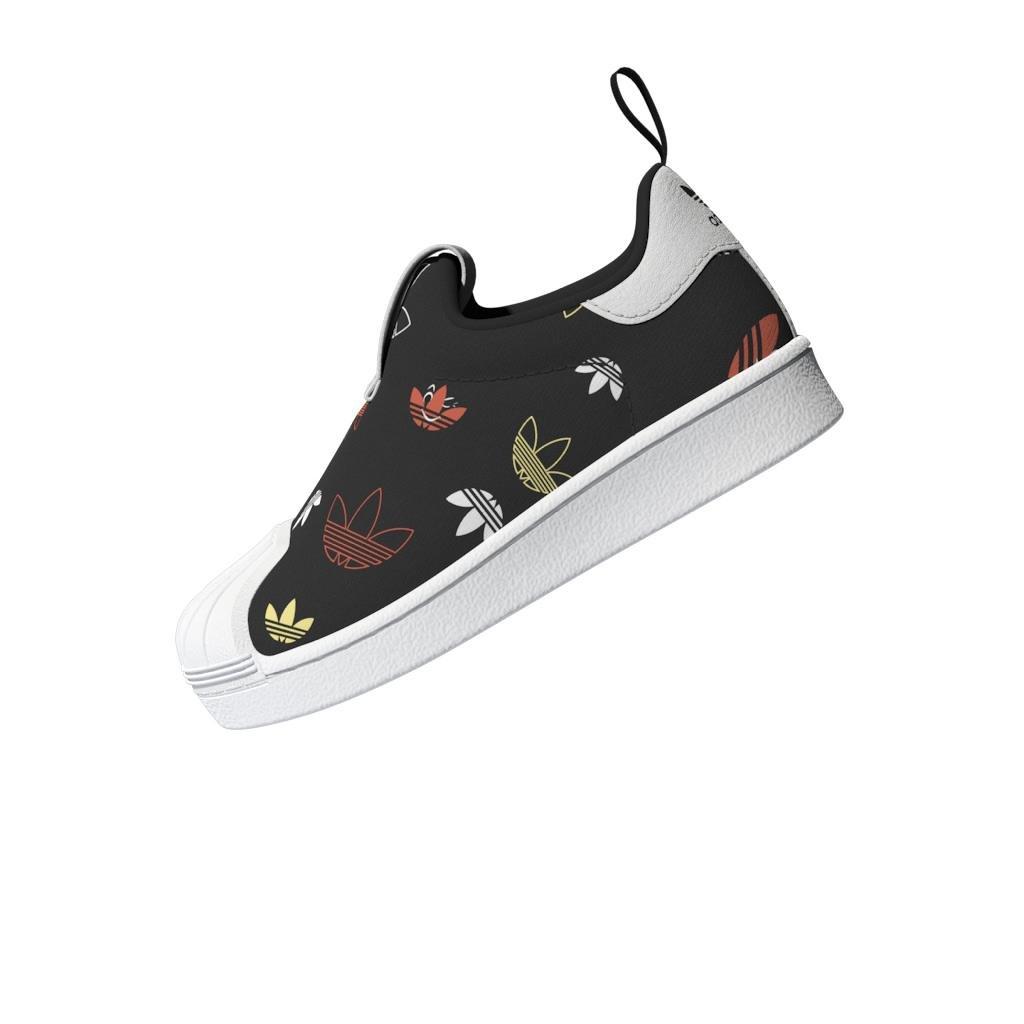 Unisex Kids Superstar 360 Shoes, Black, A901_ONE, large image number 6