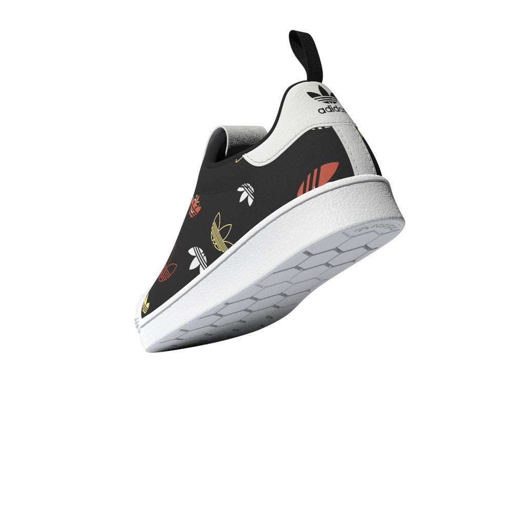 Unisex Kids Superstar 360 Shoes, Black, A901_ONE, large image number 8