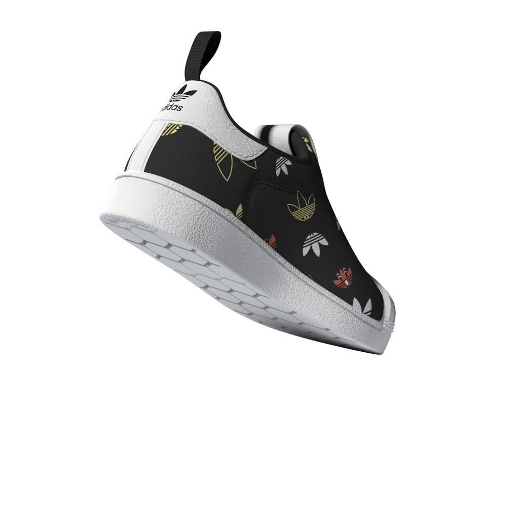 Unisex Kids Superstar 360 Shoes, Black, A901_ONE, large image number 9
